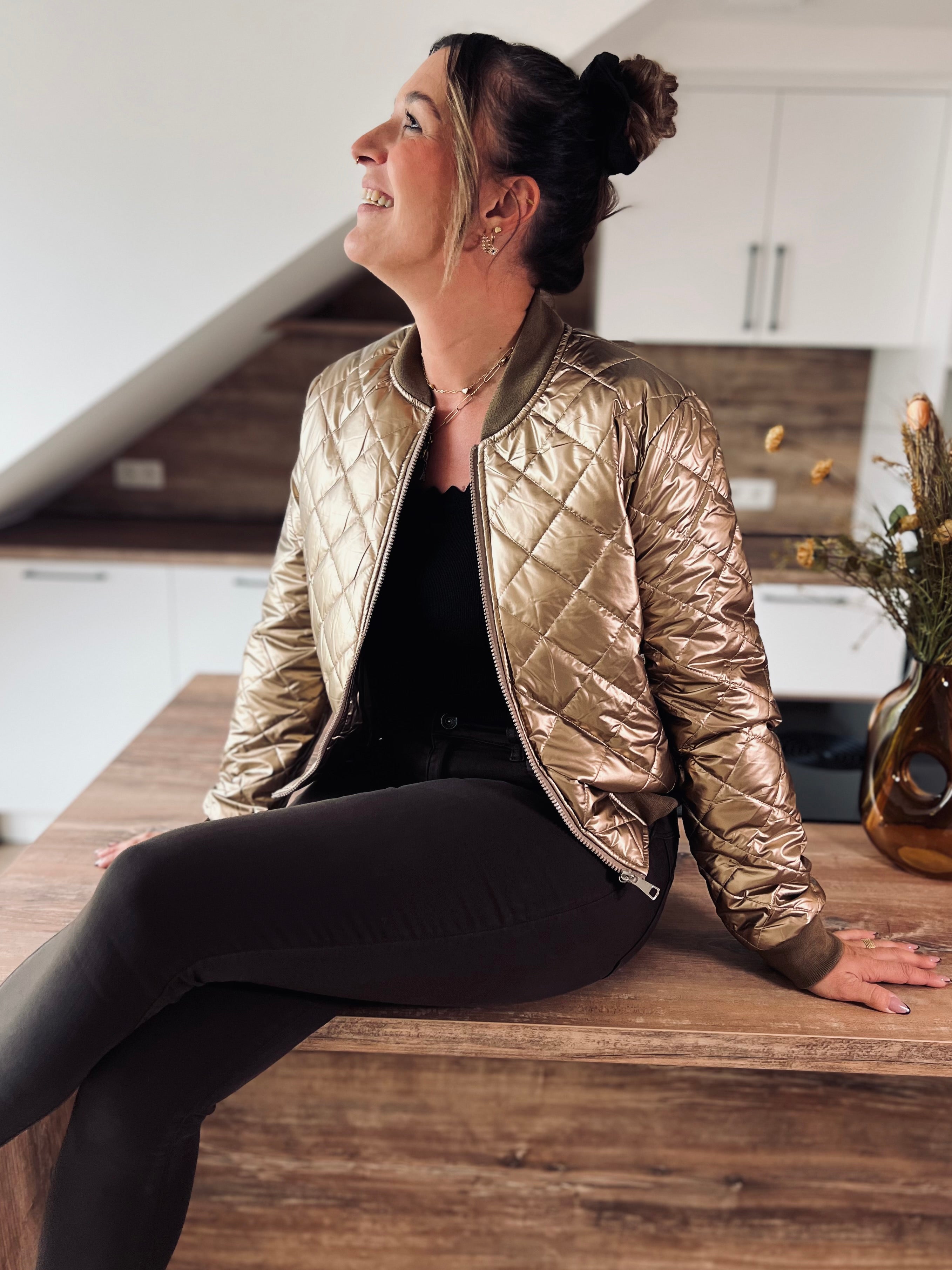 Notre bomber DIANE bronze