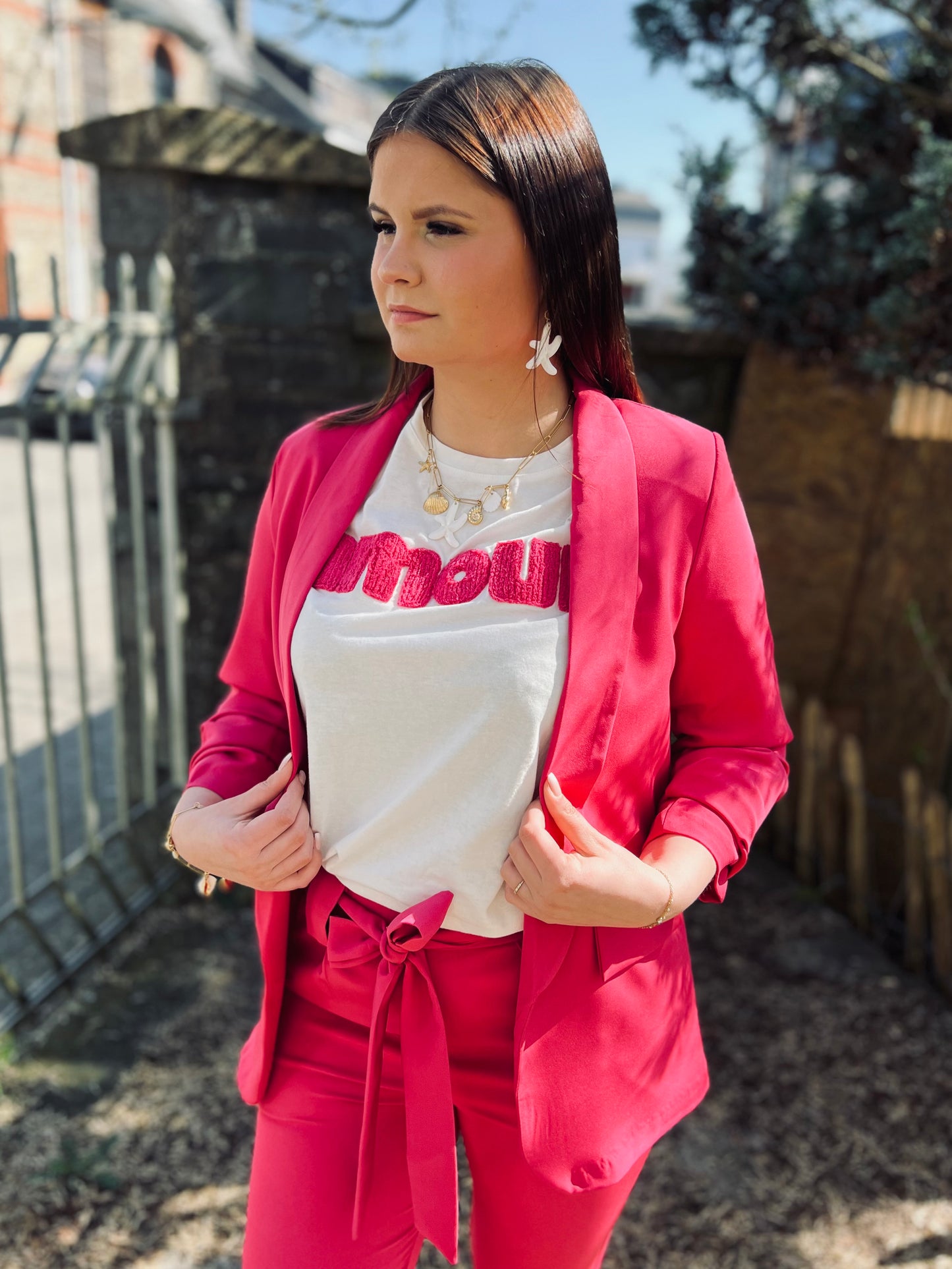 Blazer ZÉLIE fushia