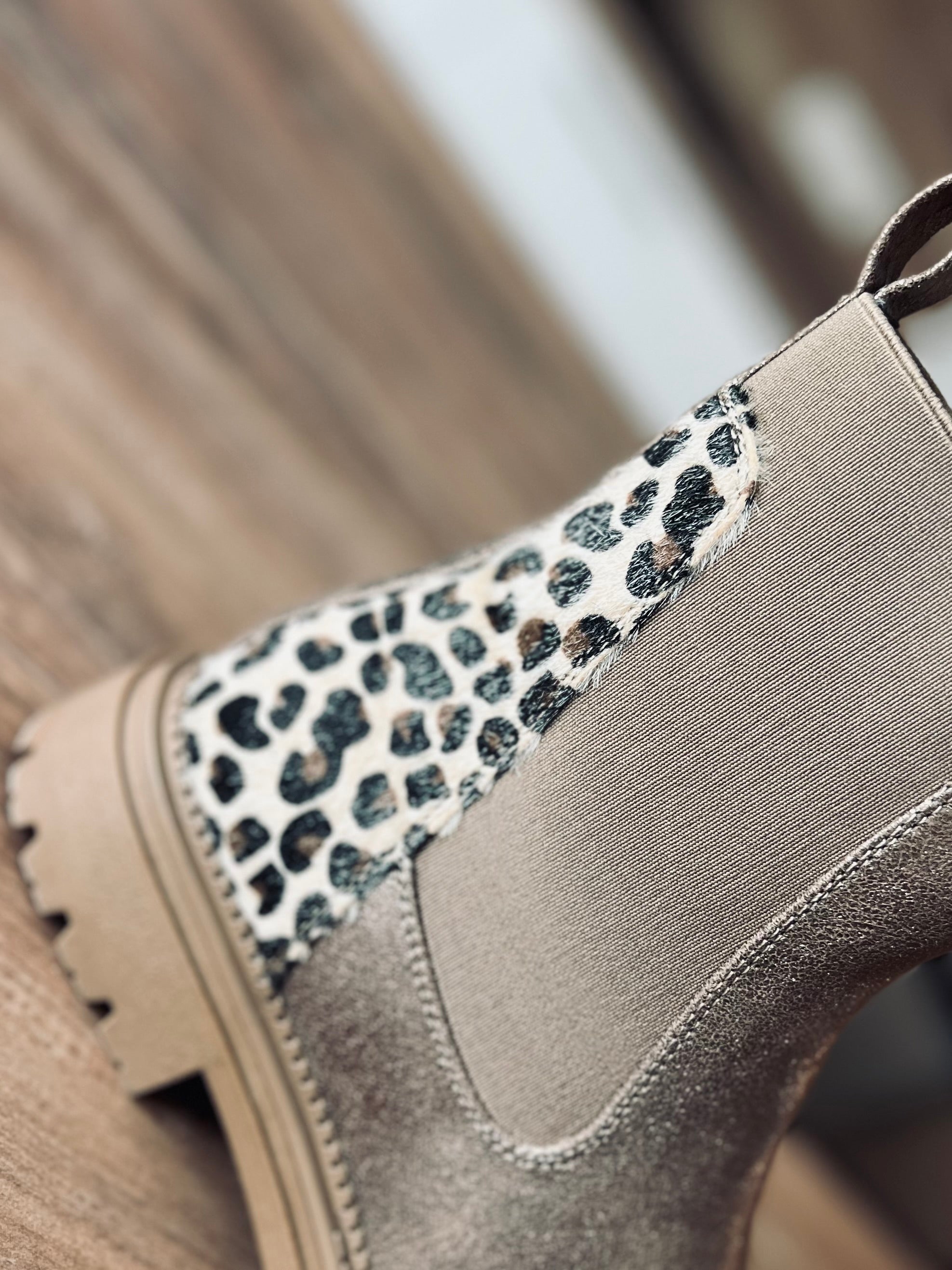 Nos bottines EZRA&LEO beige