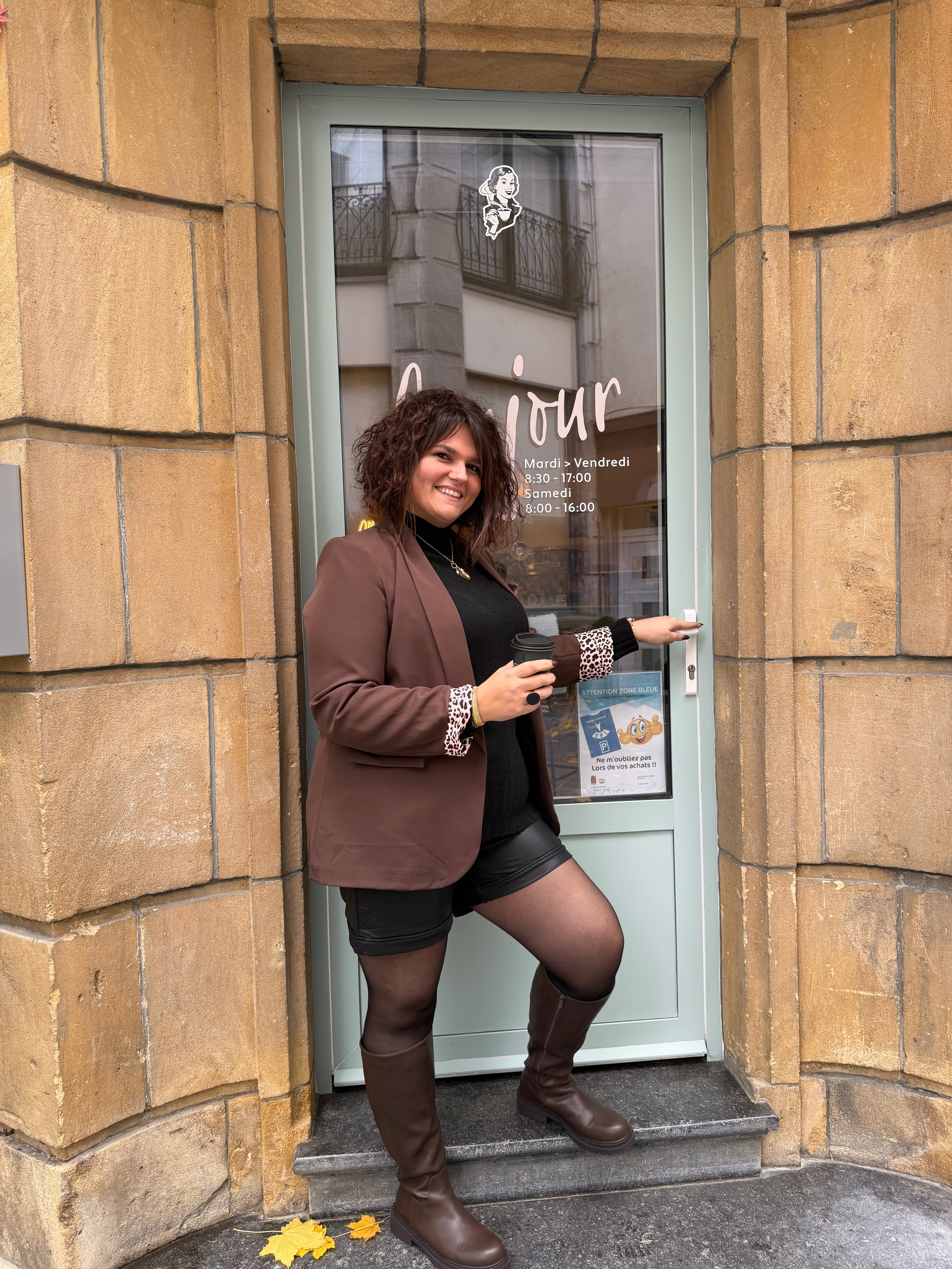 Notre blazer HONEY marron