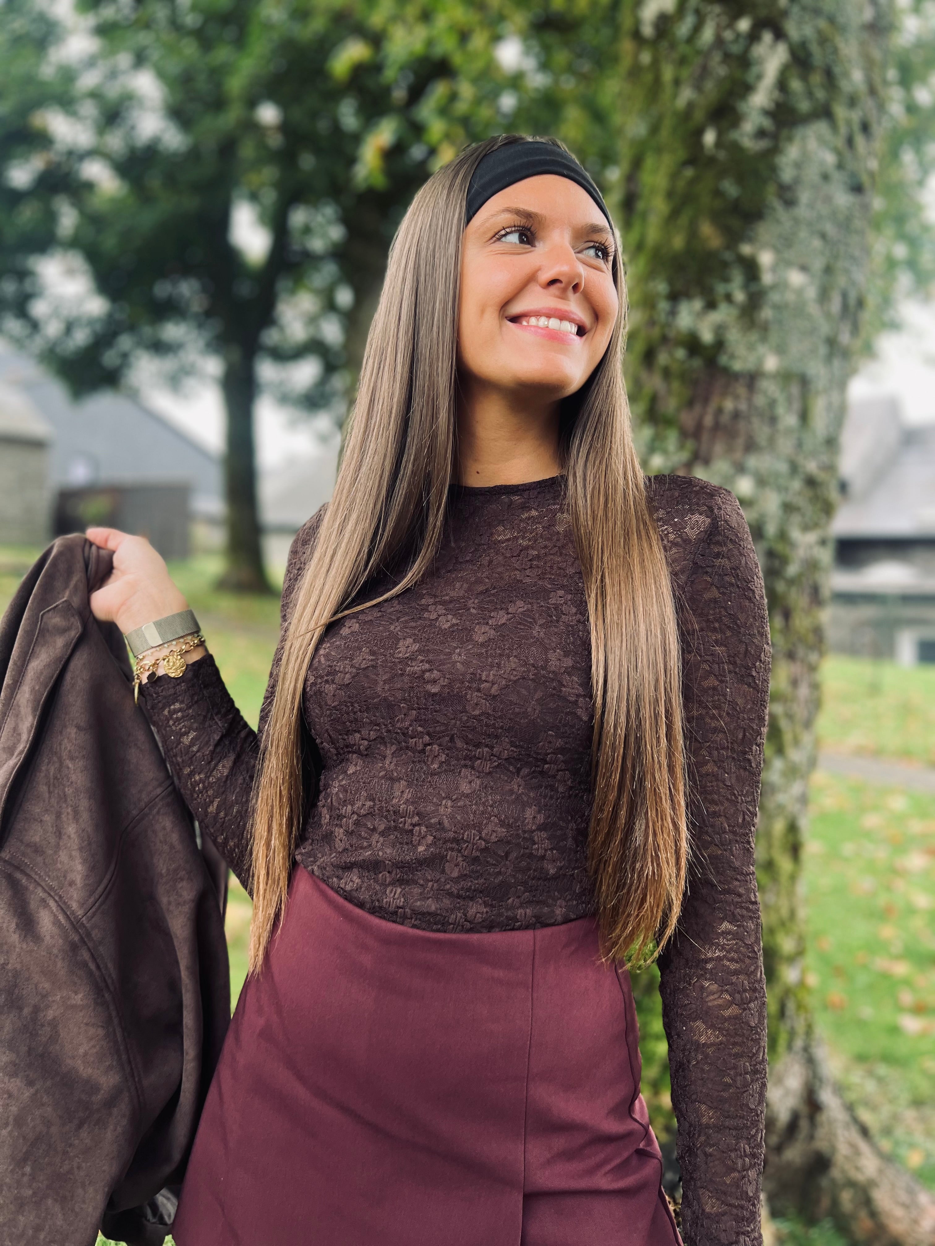 Notre body AUBE marron