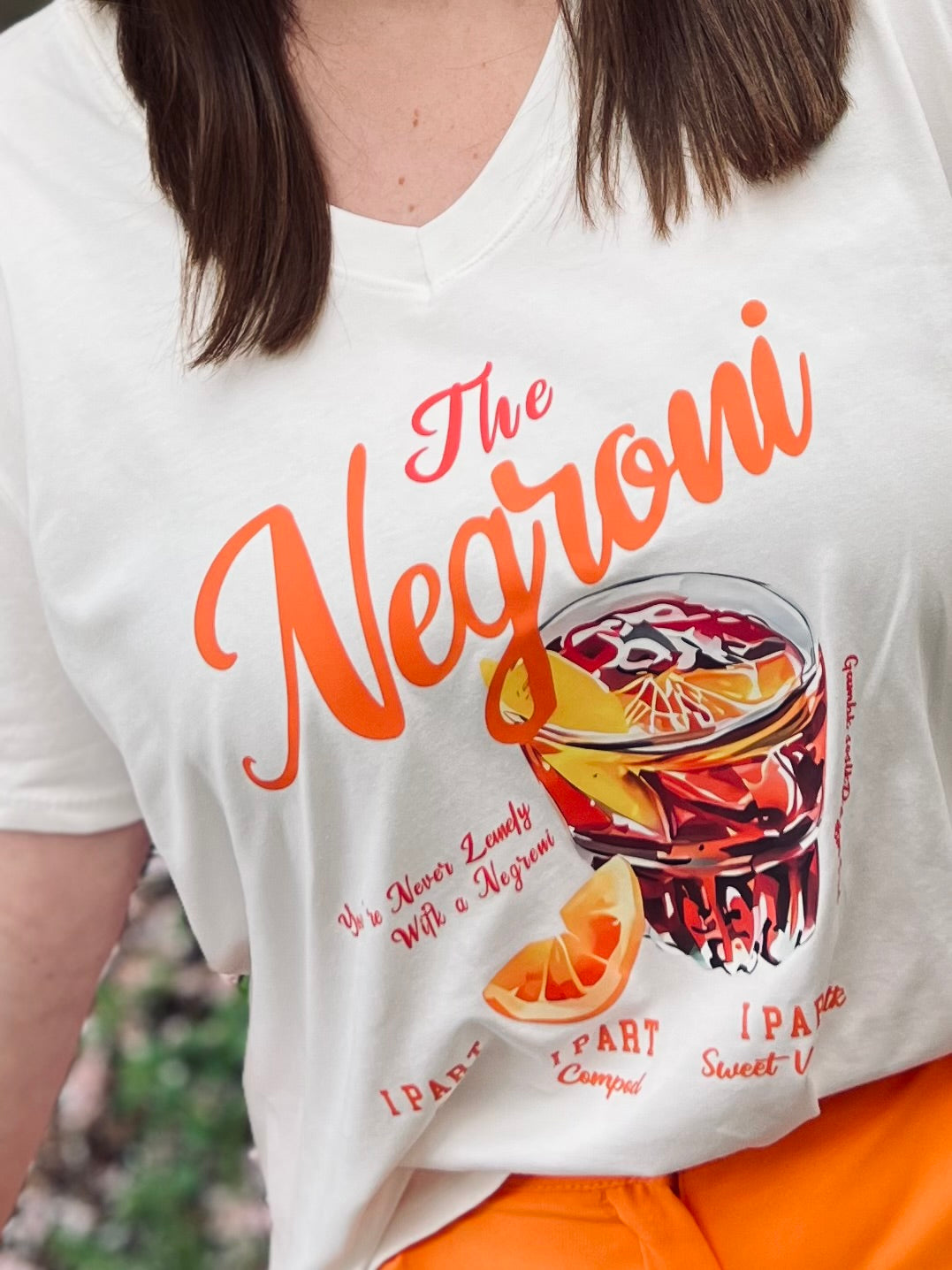 T-shirt « NEGRONI » blanc