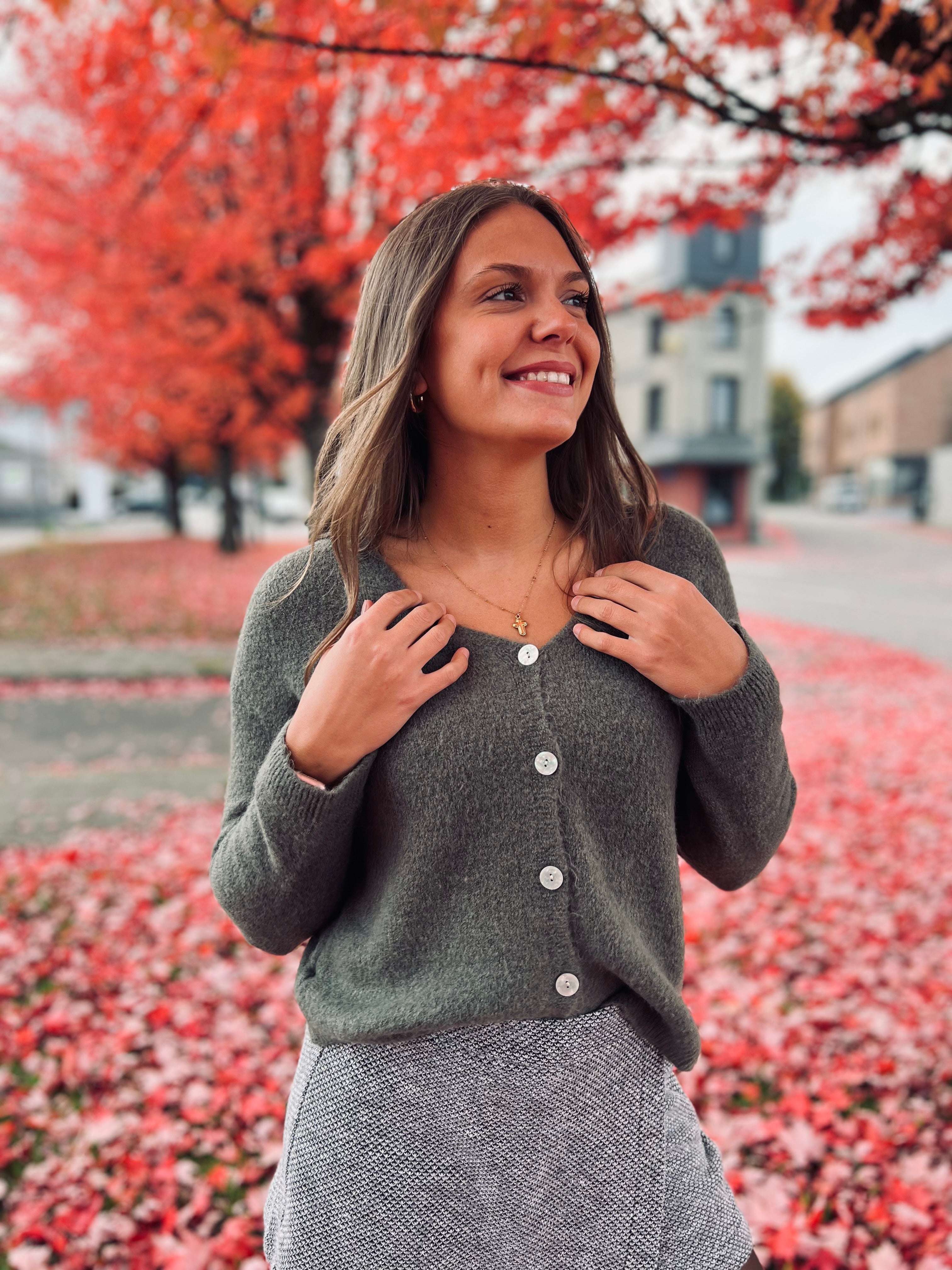 Notre gilet MONICA kaki