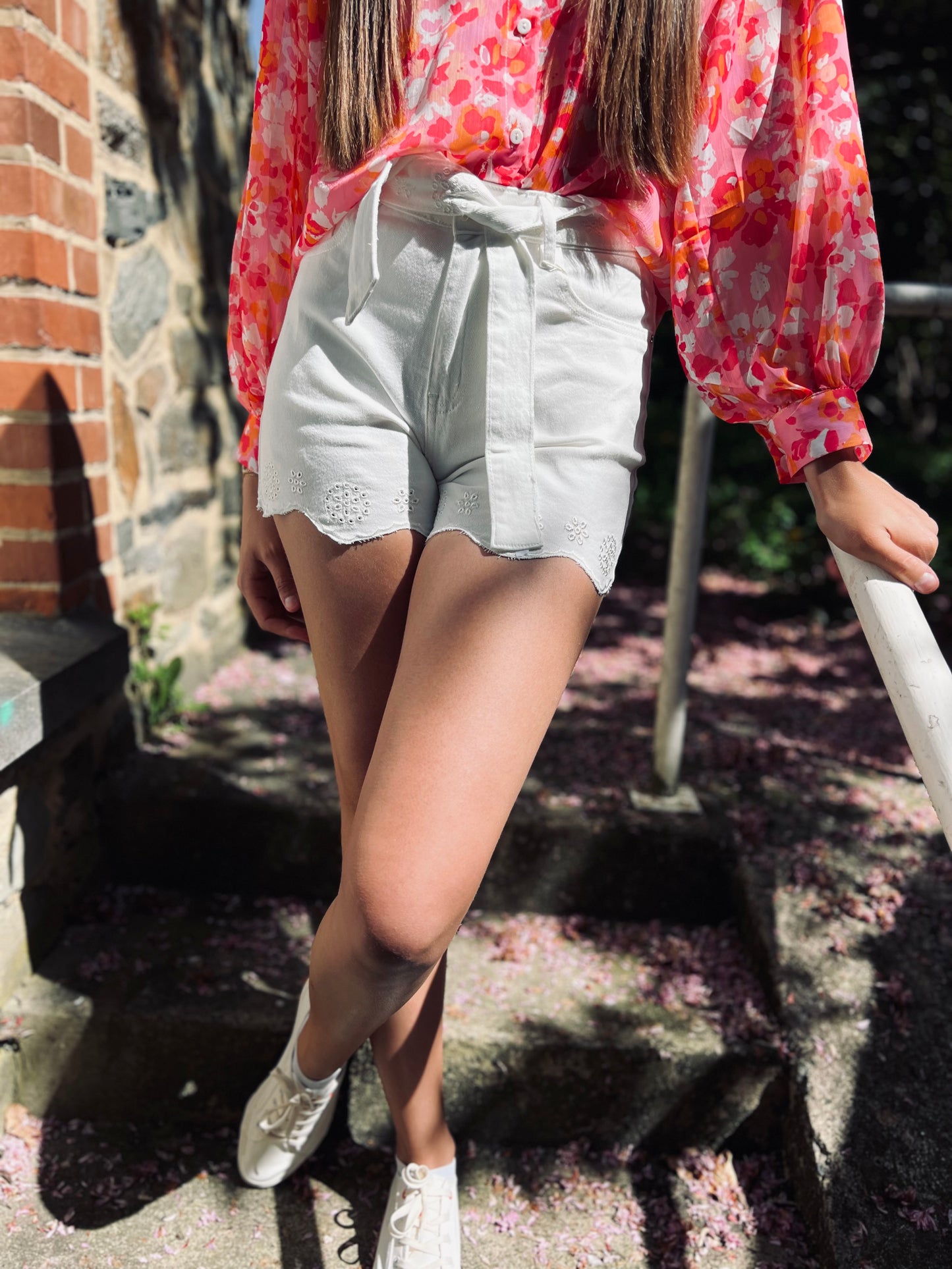 Short MOLIE blanc