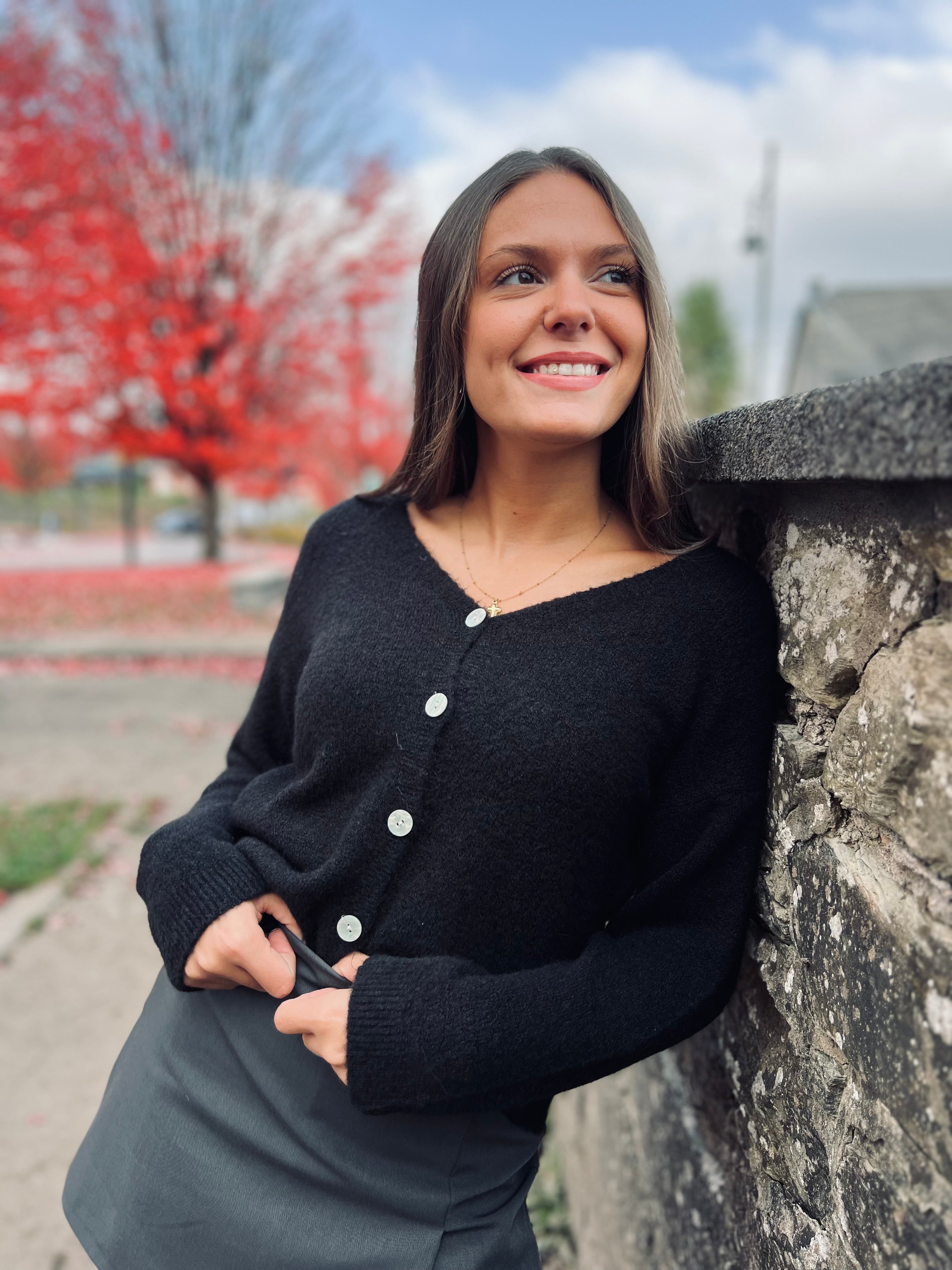 Notre gilet MONICA noir