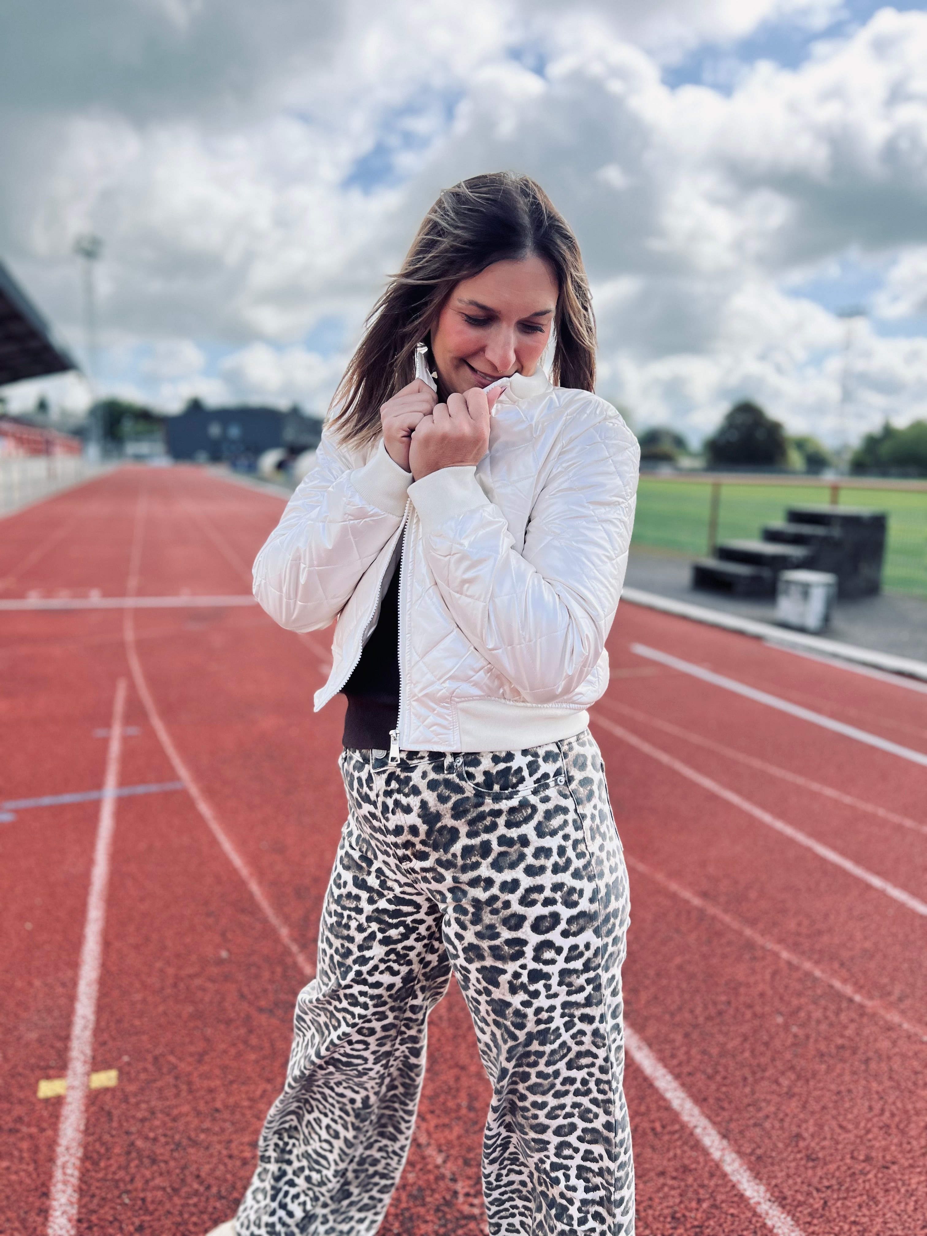 Notre bomber DIANE écru