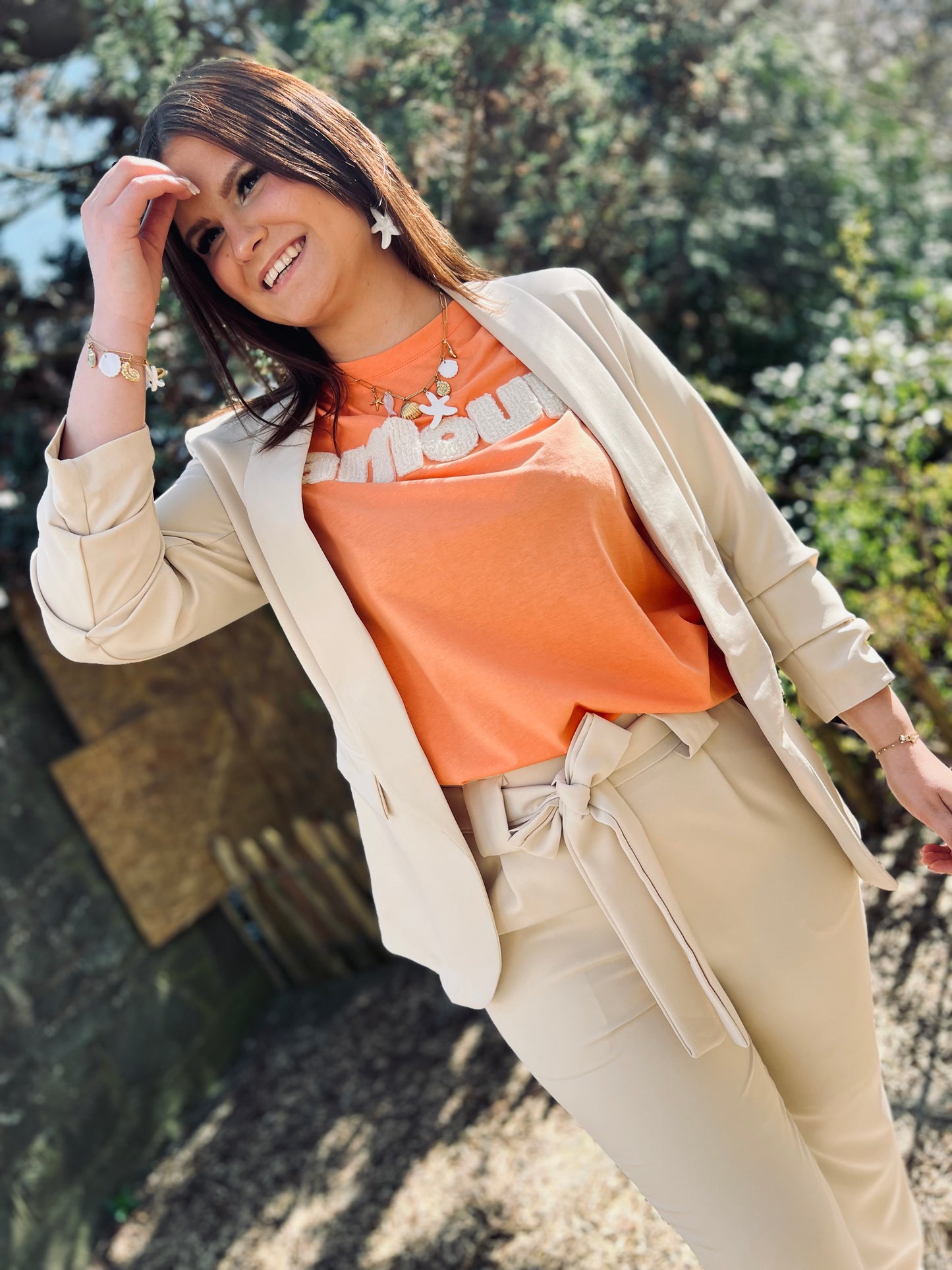 Blazer ZÉLIE beige