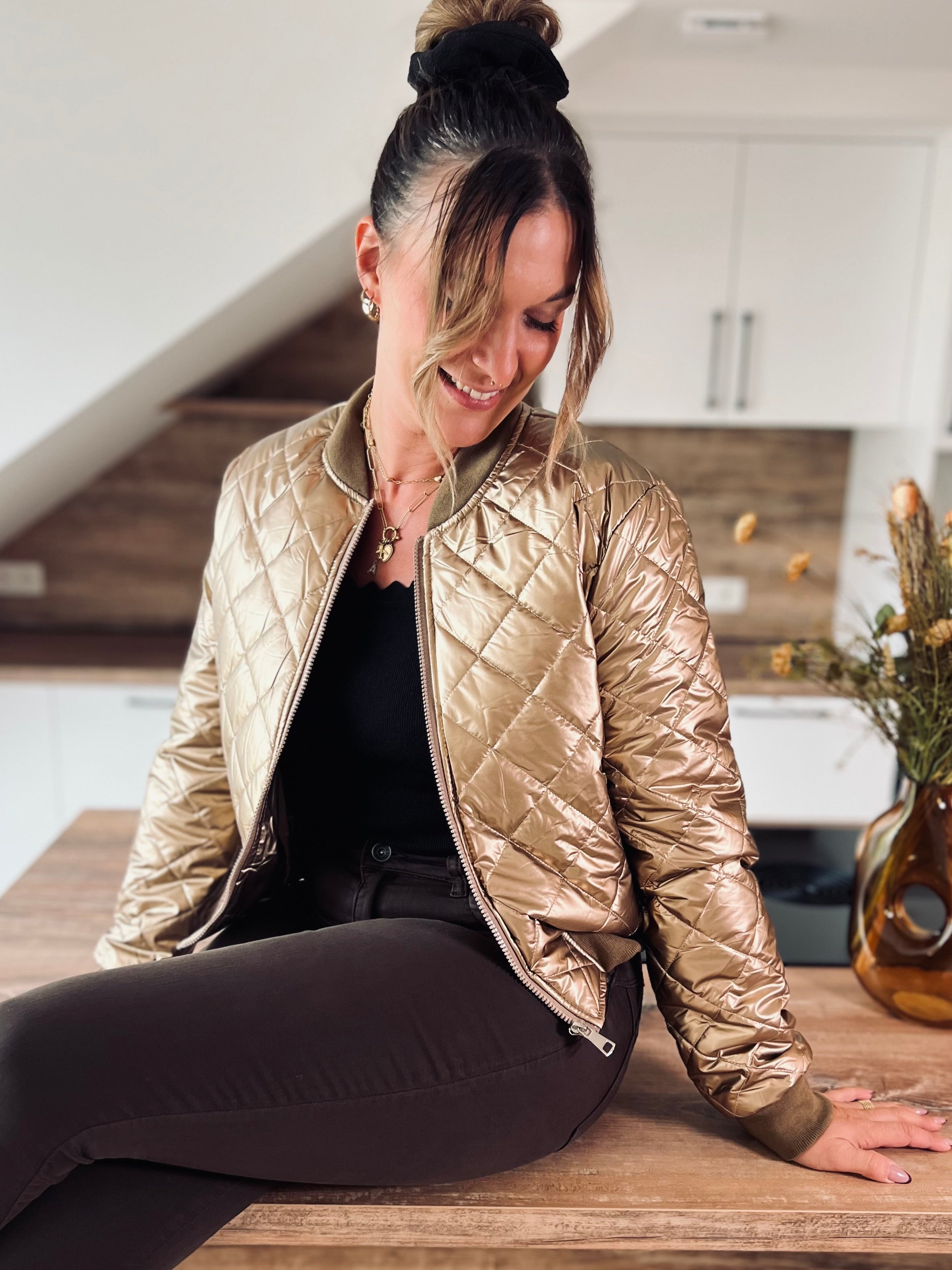 Notre bomber DIANE bronze