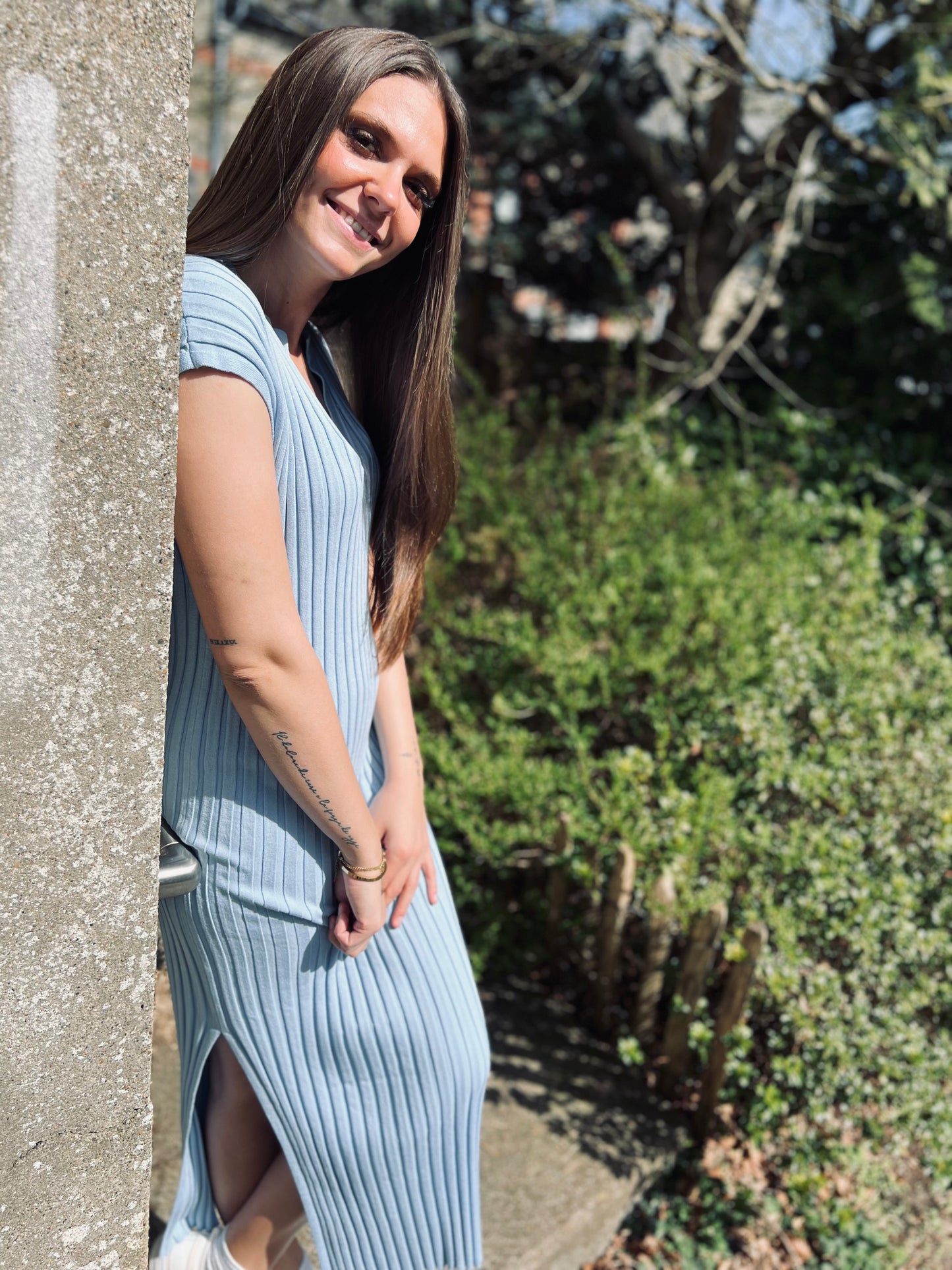 Robe CALISTA bleu ciel