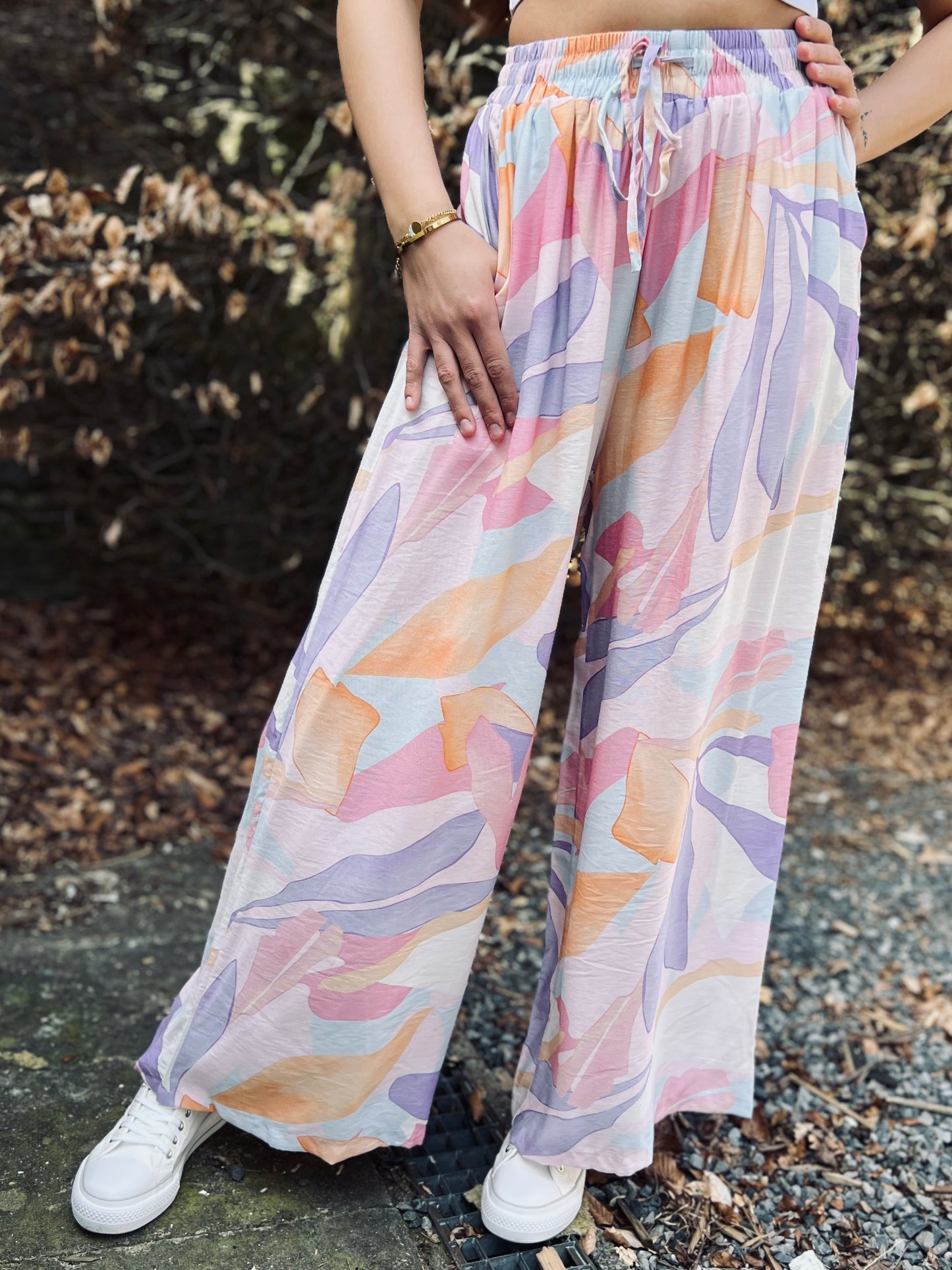 Pantalon SOLINE Lila