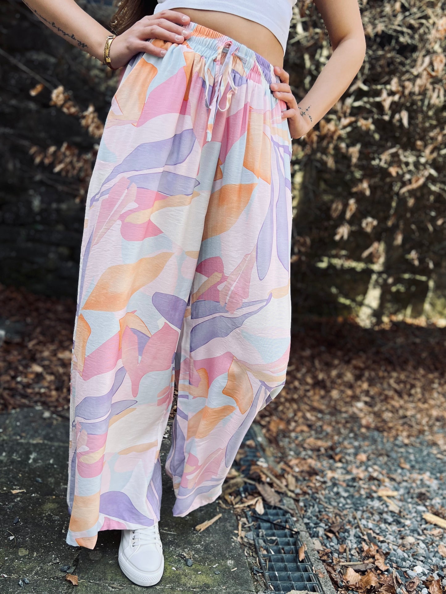 Pantalon SOLINE Lila