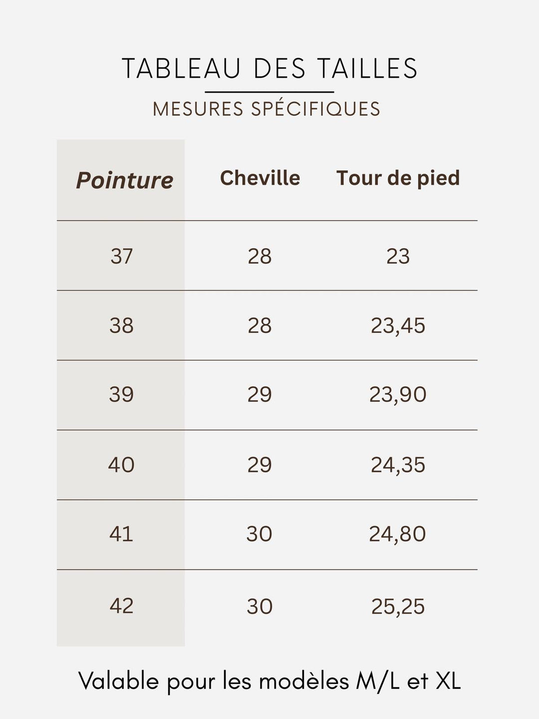 Nos bottes « SERENA » NOIR XL