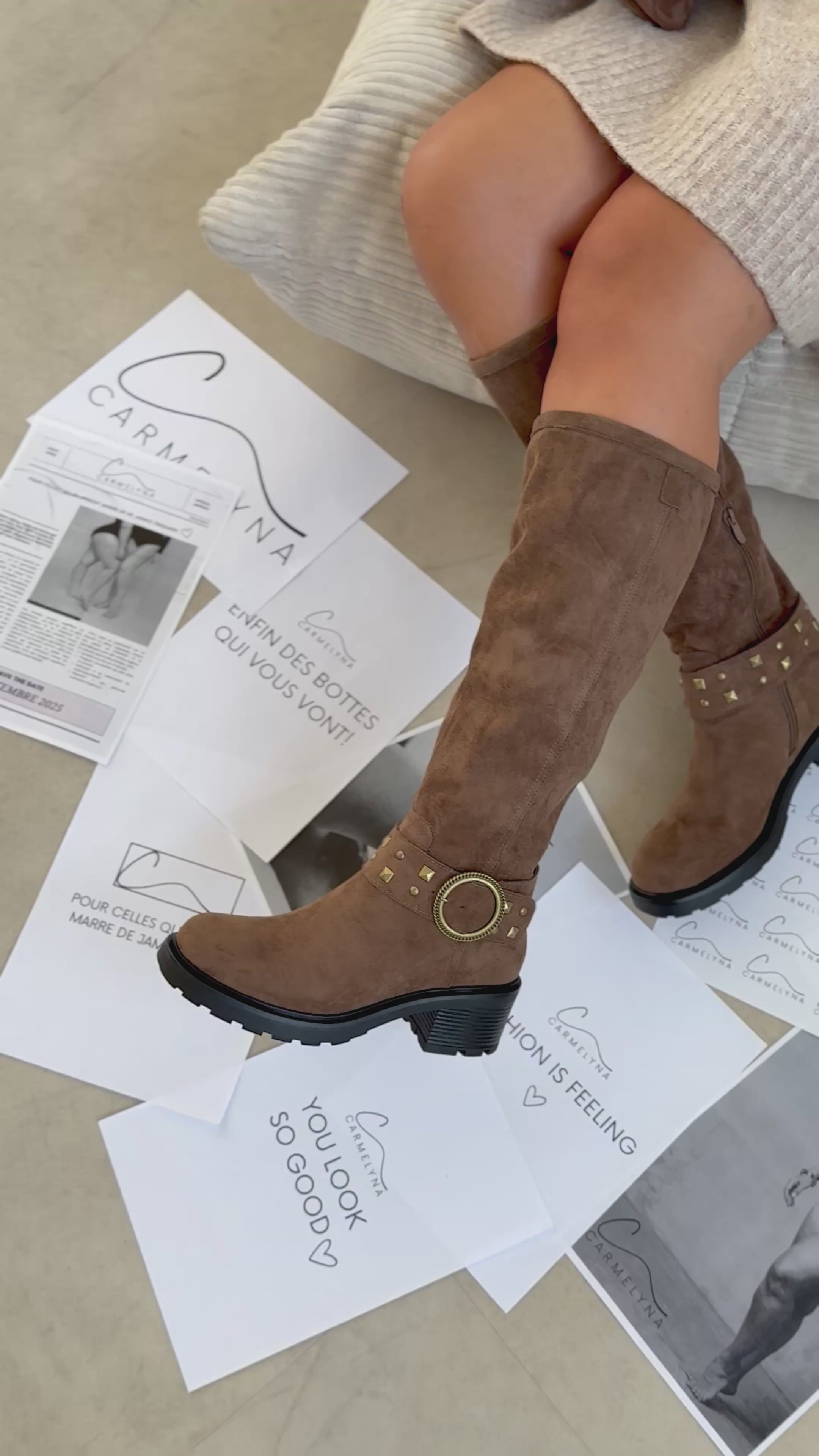 Nos bottes « ANTEA » CHOCO ML