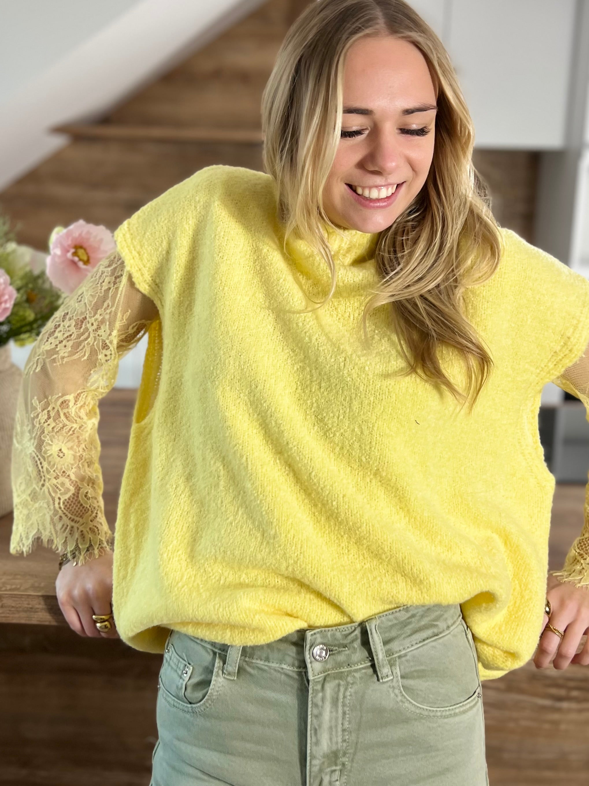 LE PULL DENTELLE LOUISE