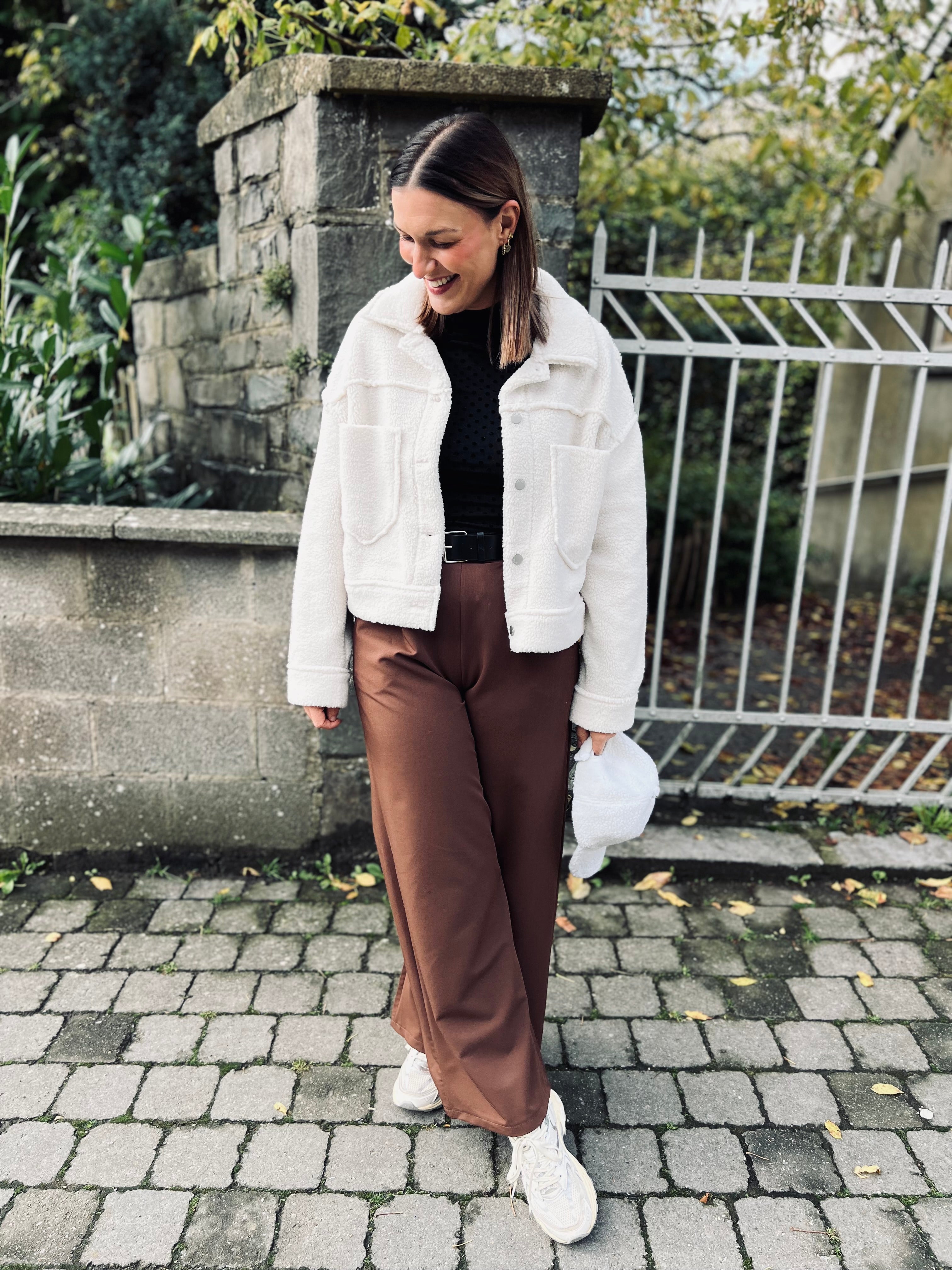 Notre veste douce SHERPA écrue