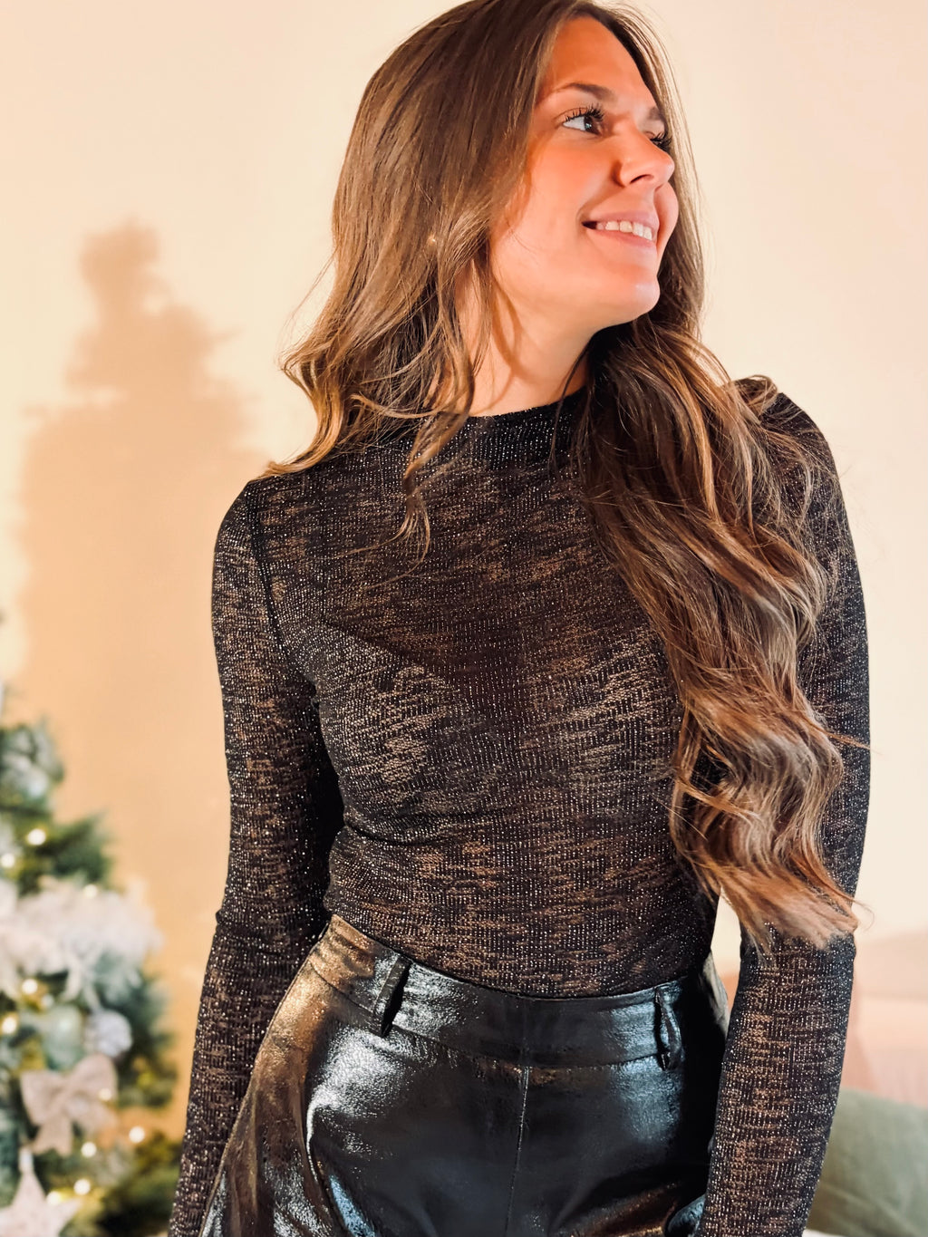 Notre blouse GALIA noire