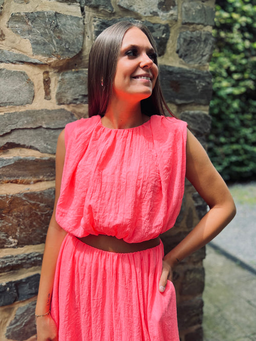 Notre blouse INAYA fluo