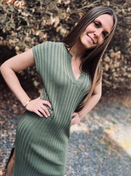 Robe CALISTA kaki