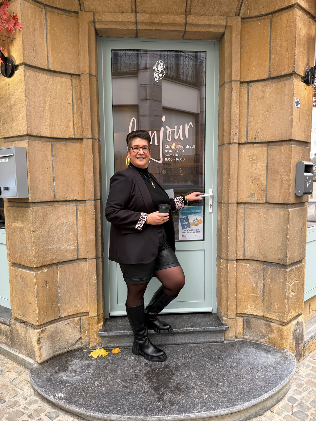 Notre blazer HONEY noir