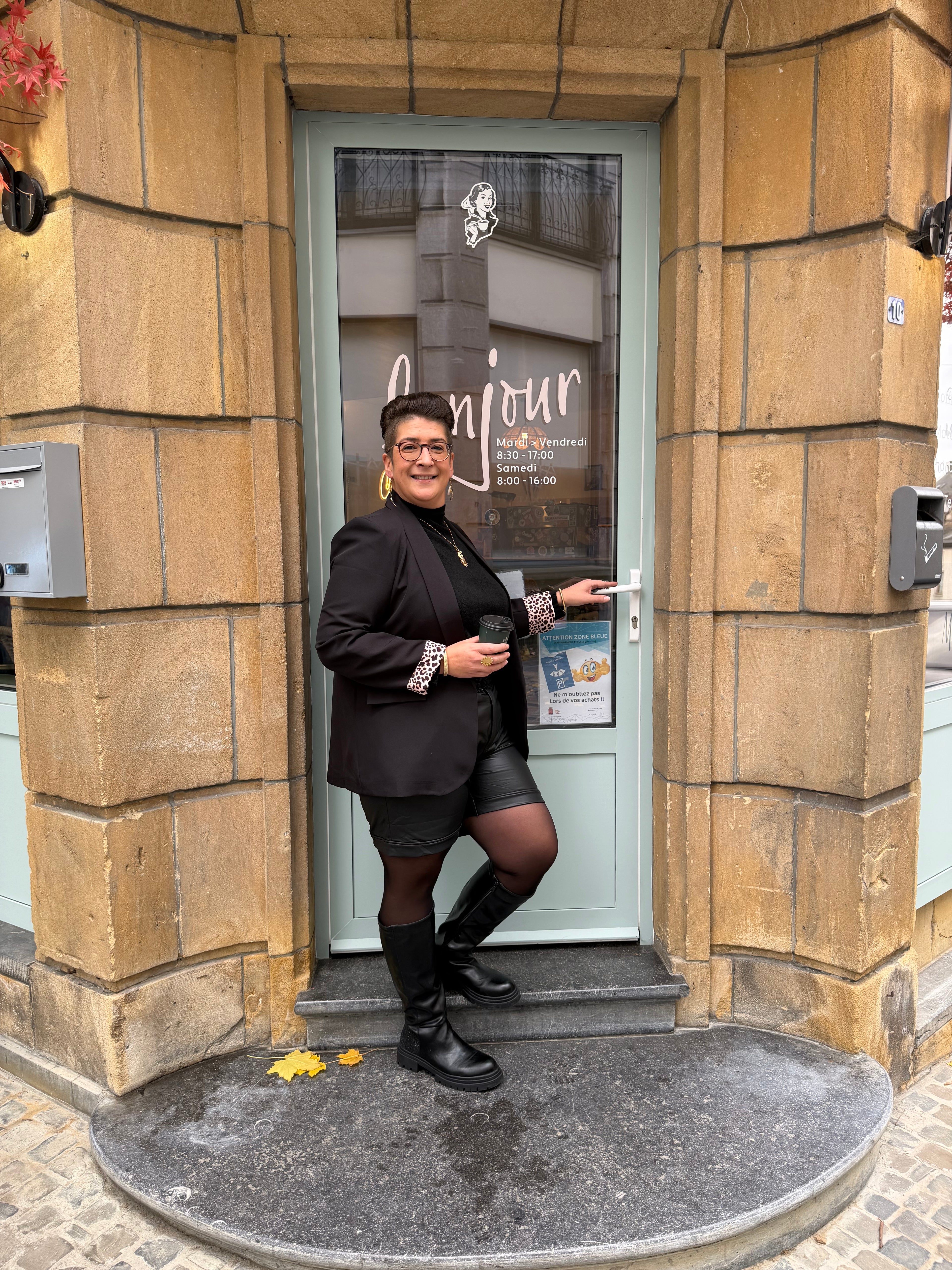 Notre blazer HONEY noir