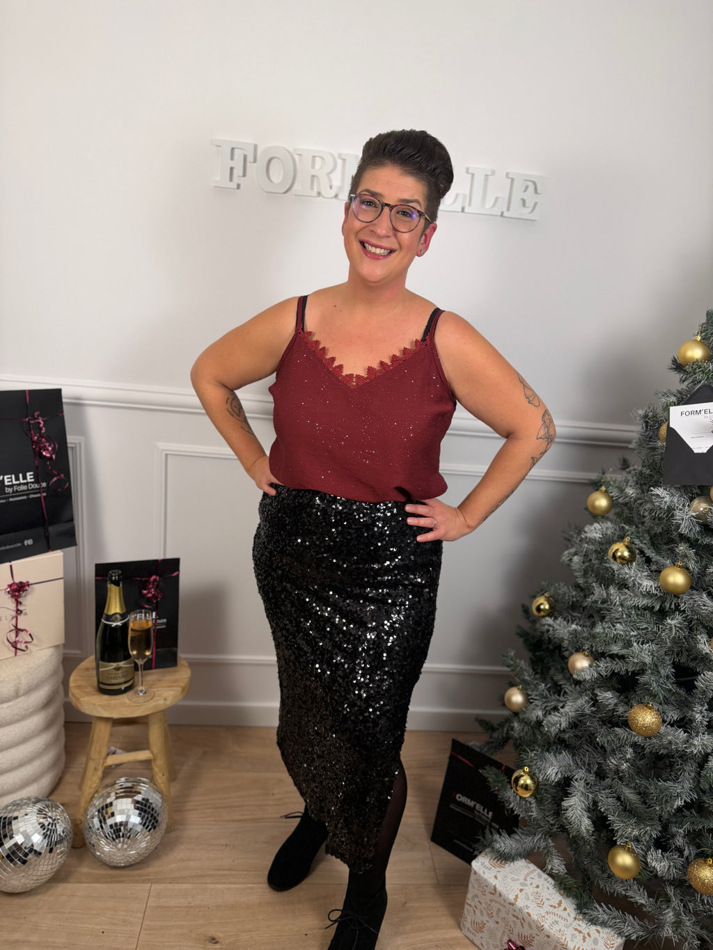 Notre jupe OLIA noire