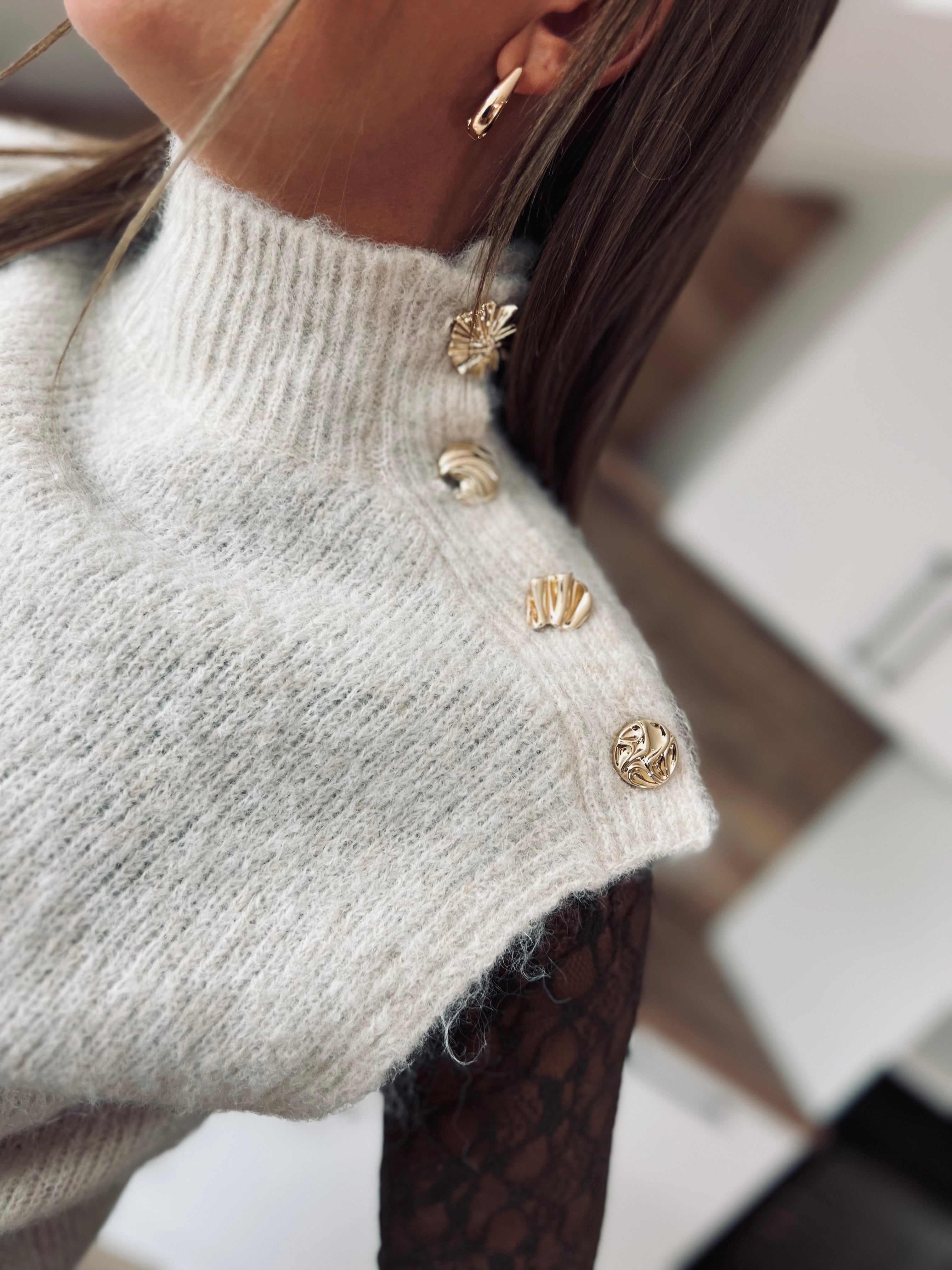 Notre pull sans manches KAORI écru