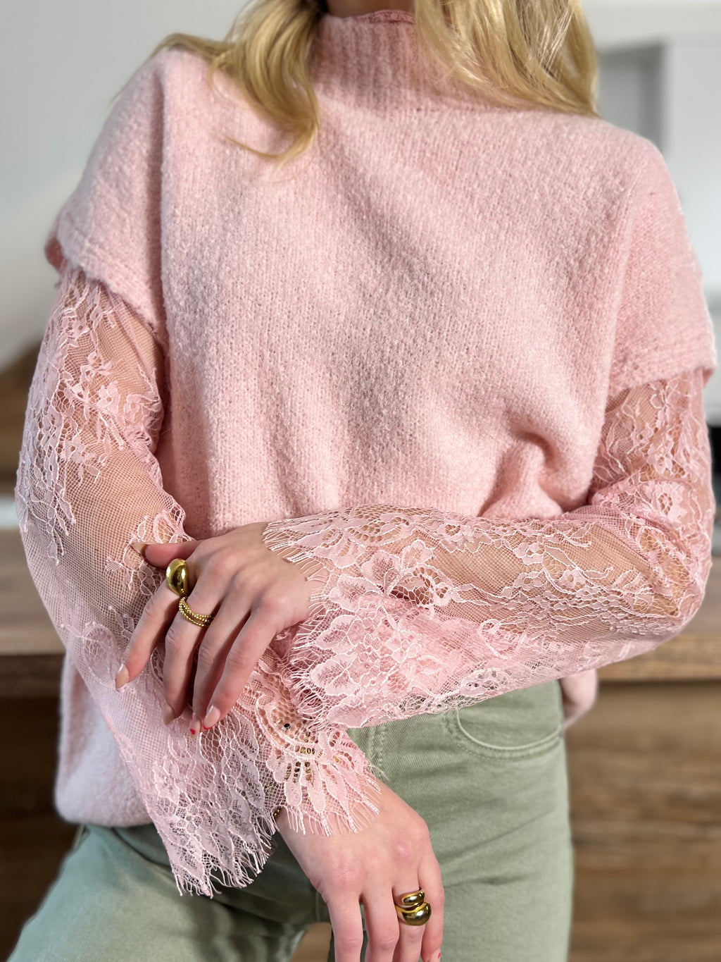 LE PULL DENTELLE LOUISE
