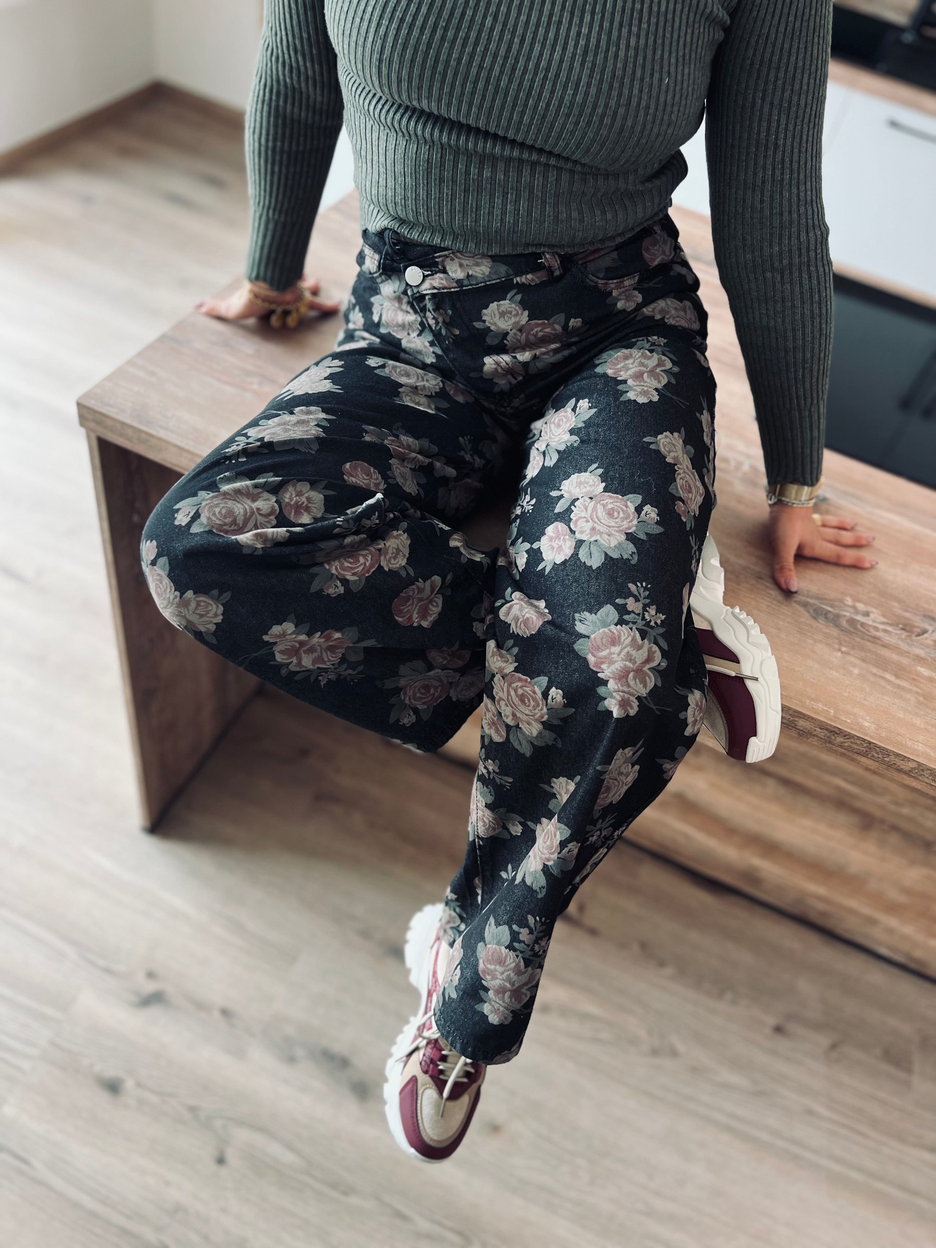 Notre jean FLOWER