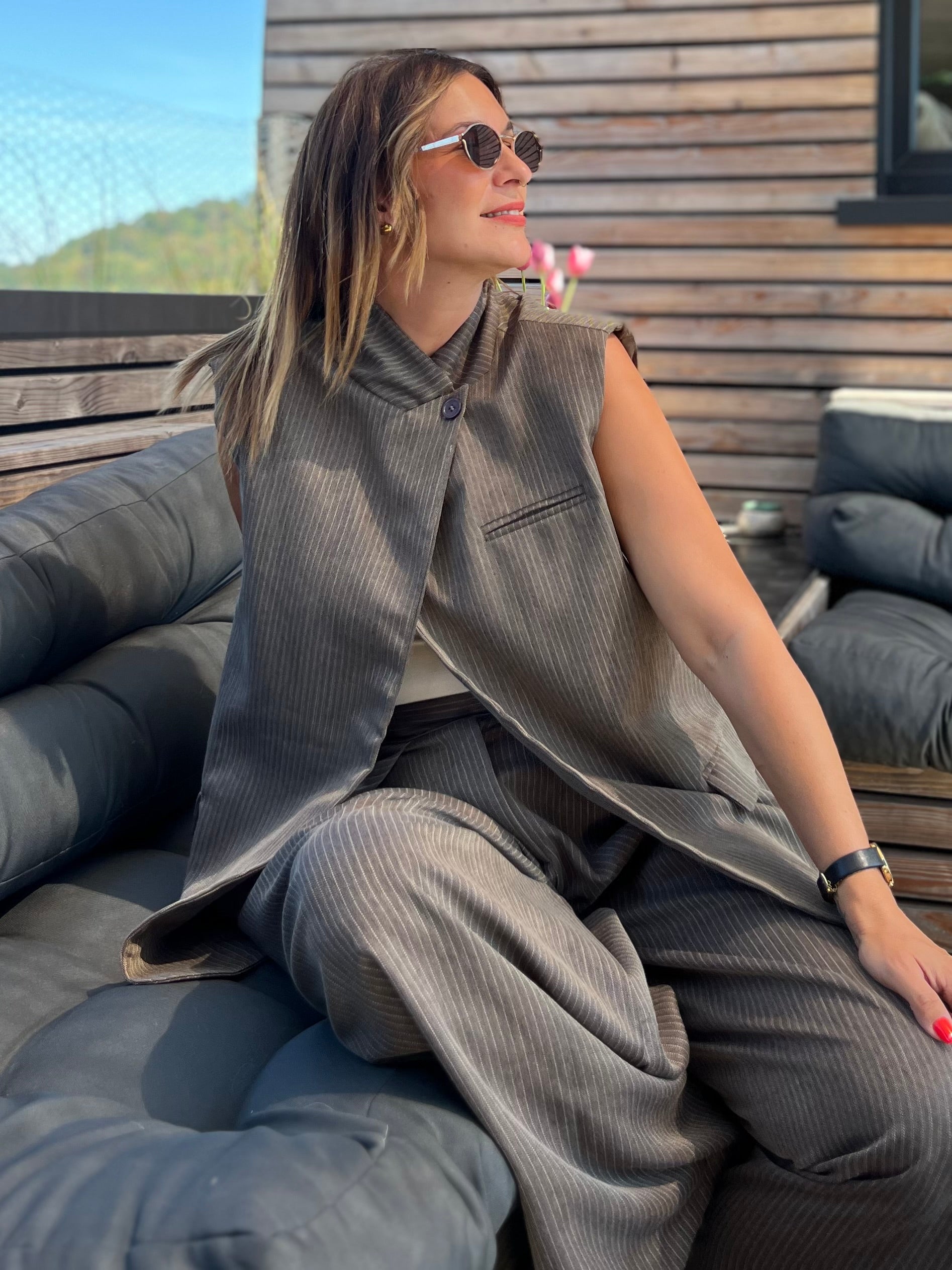 LE BLAZER BROOKE SANS MANCHES