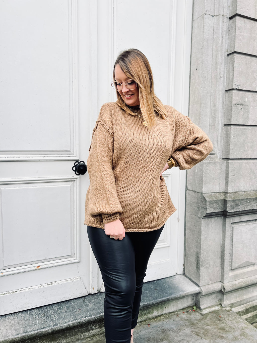 Notre pull ROMANE beige