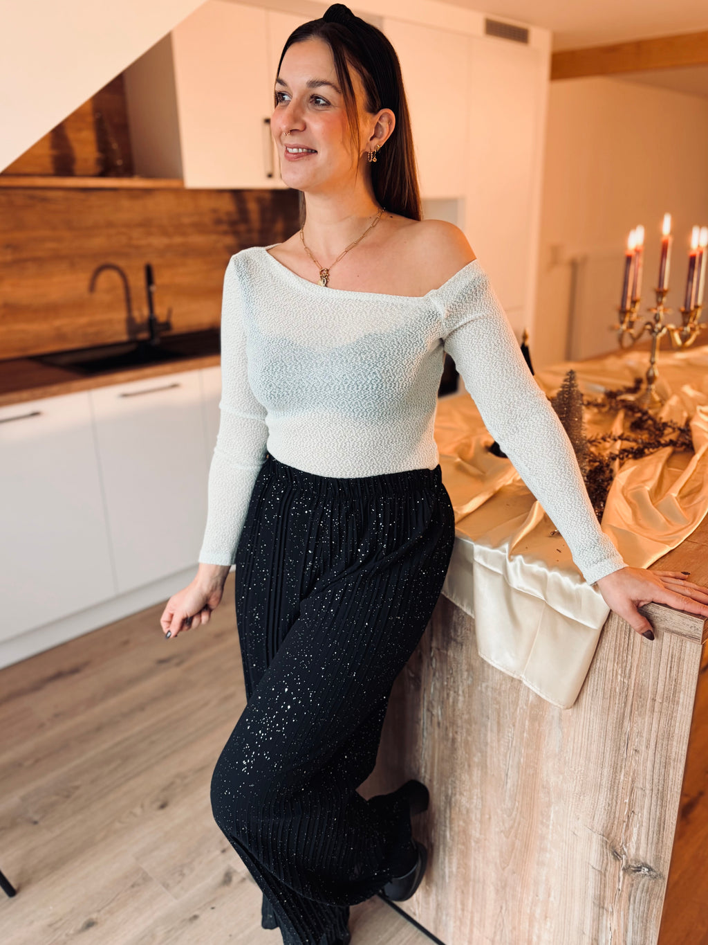 Notre haut DIANE écru