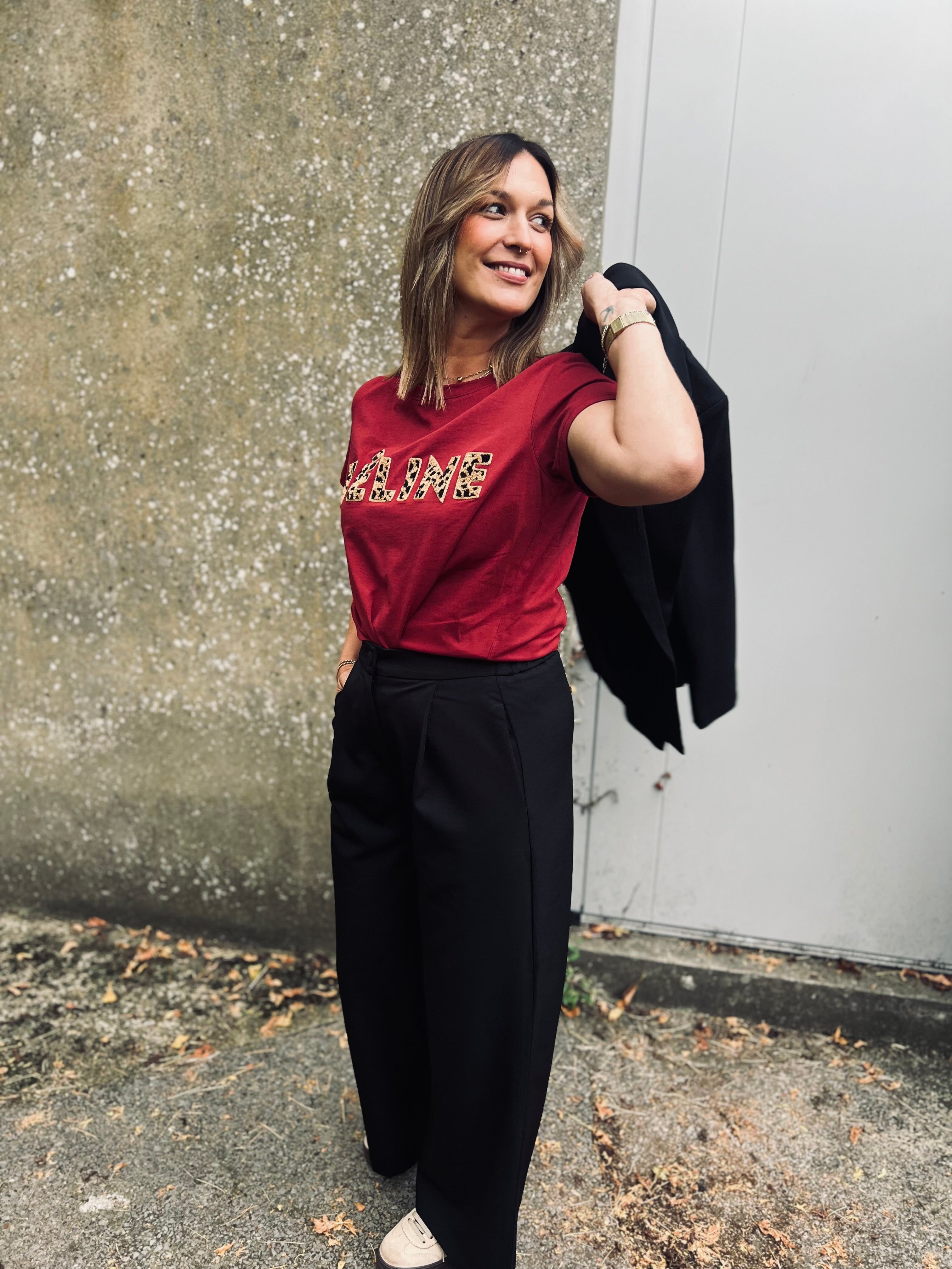 Notre pantalon MEGHAN noir