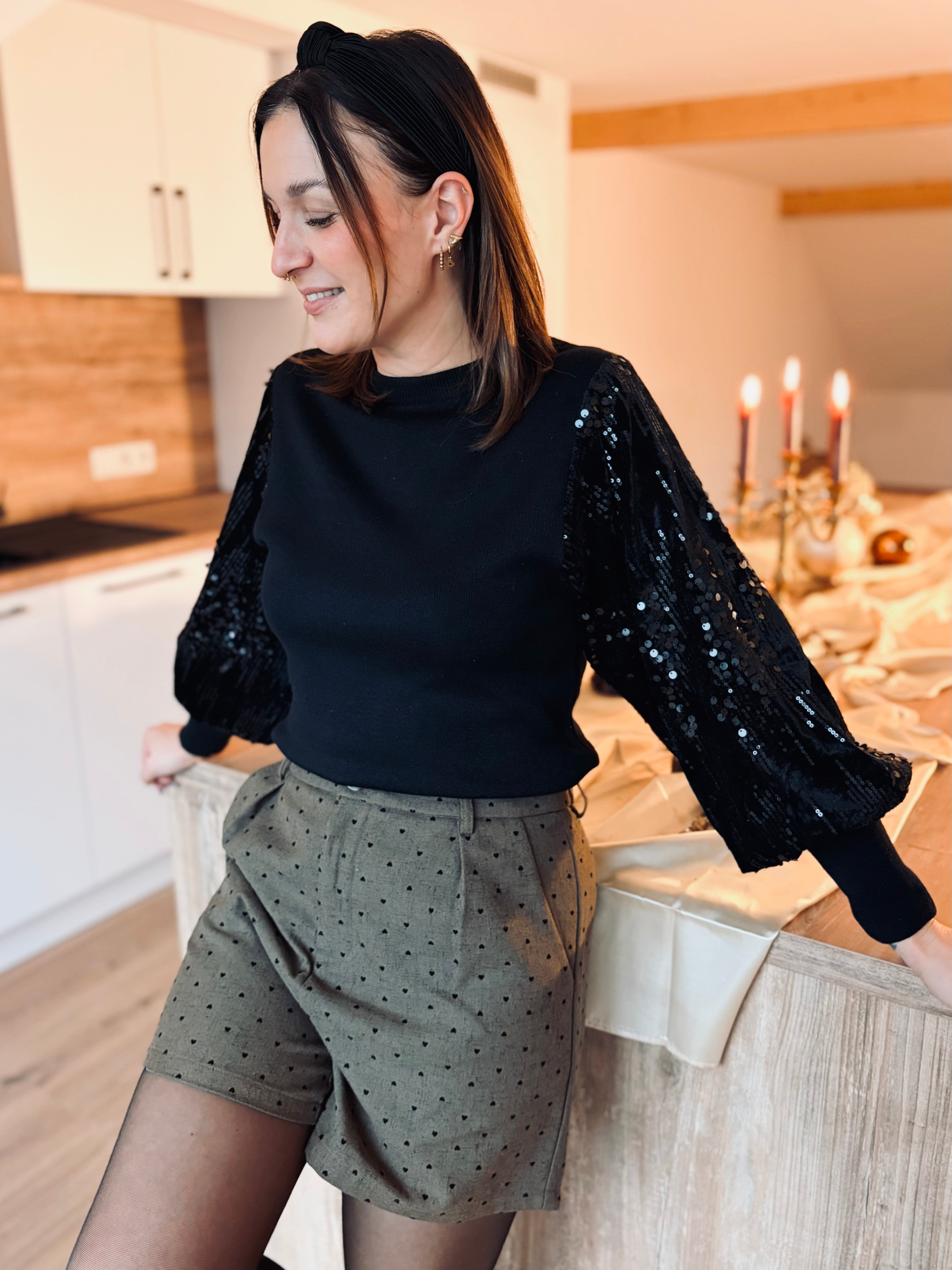 Notre pull PALOMA noir