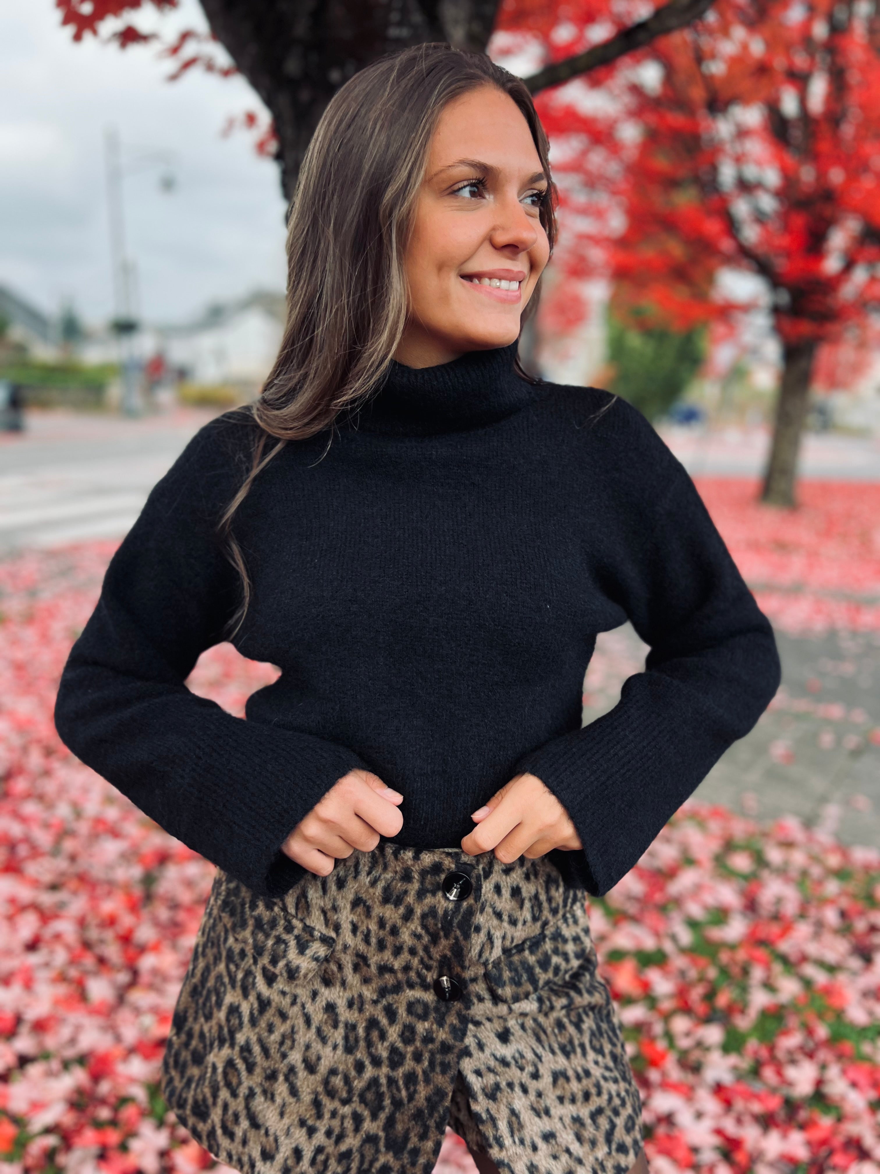 Notre pull tout doux LIVIO noir