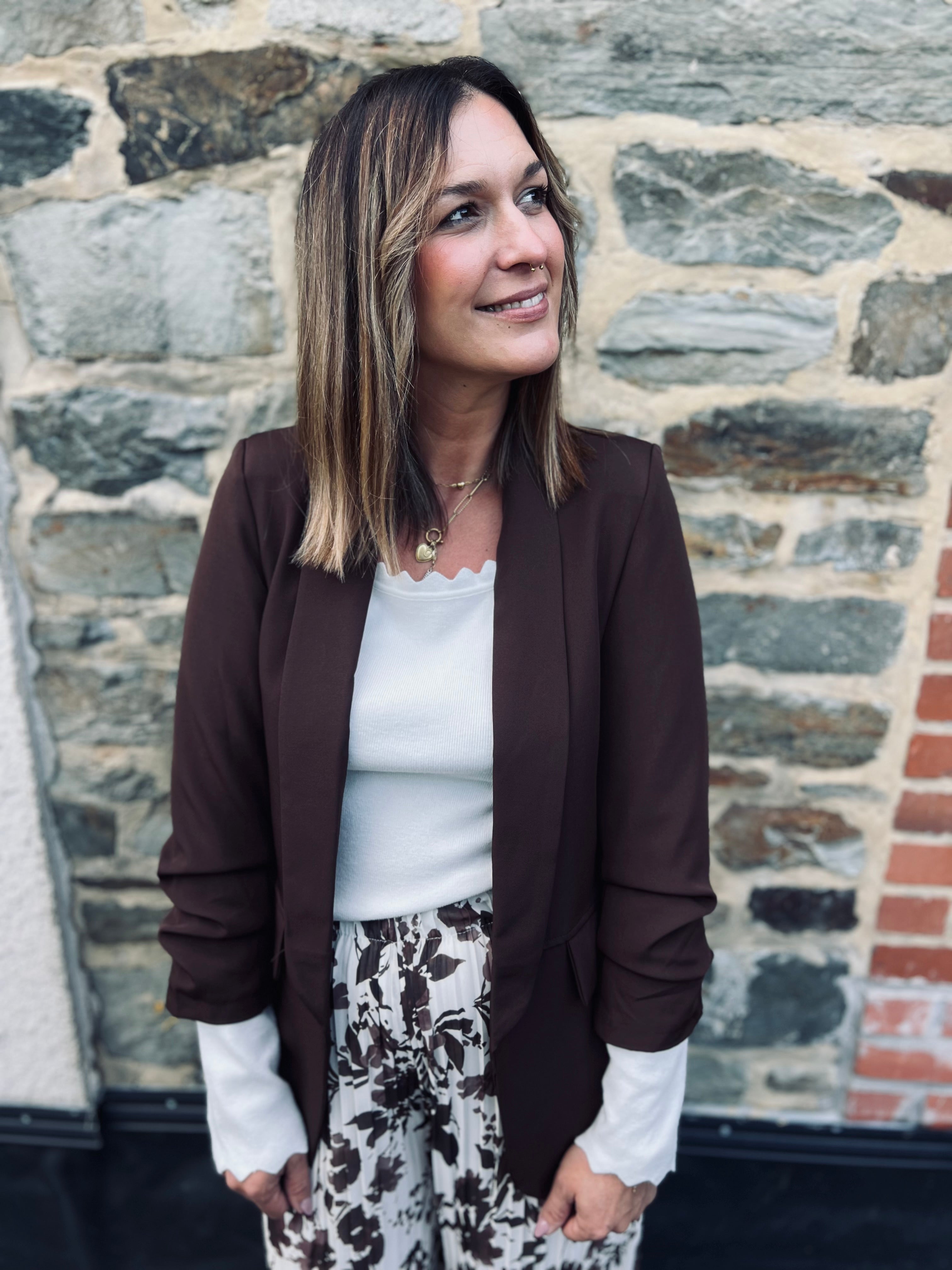 Notre blazer MAÉ marron