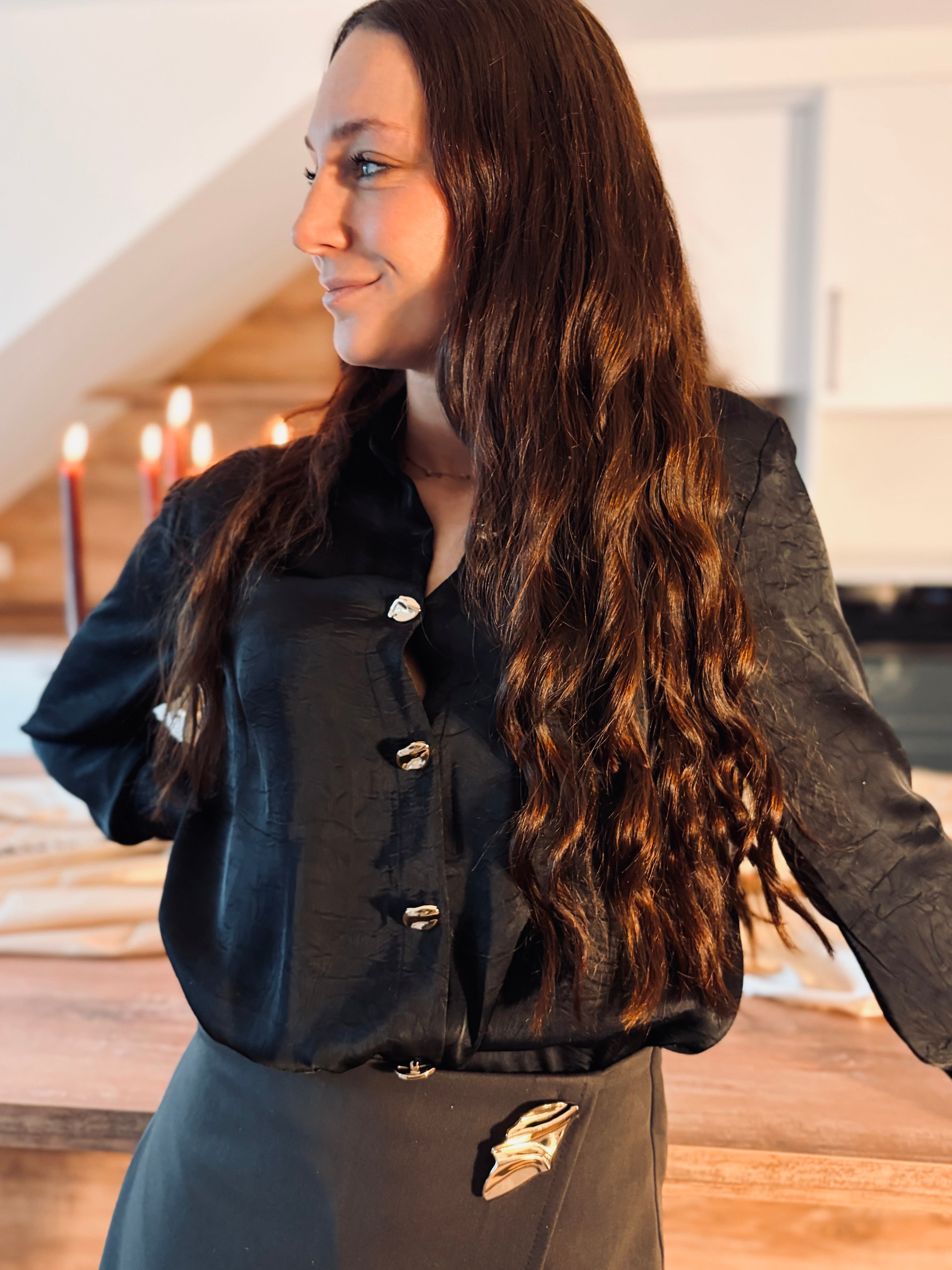 Notre chemise EMILY noire