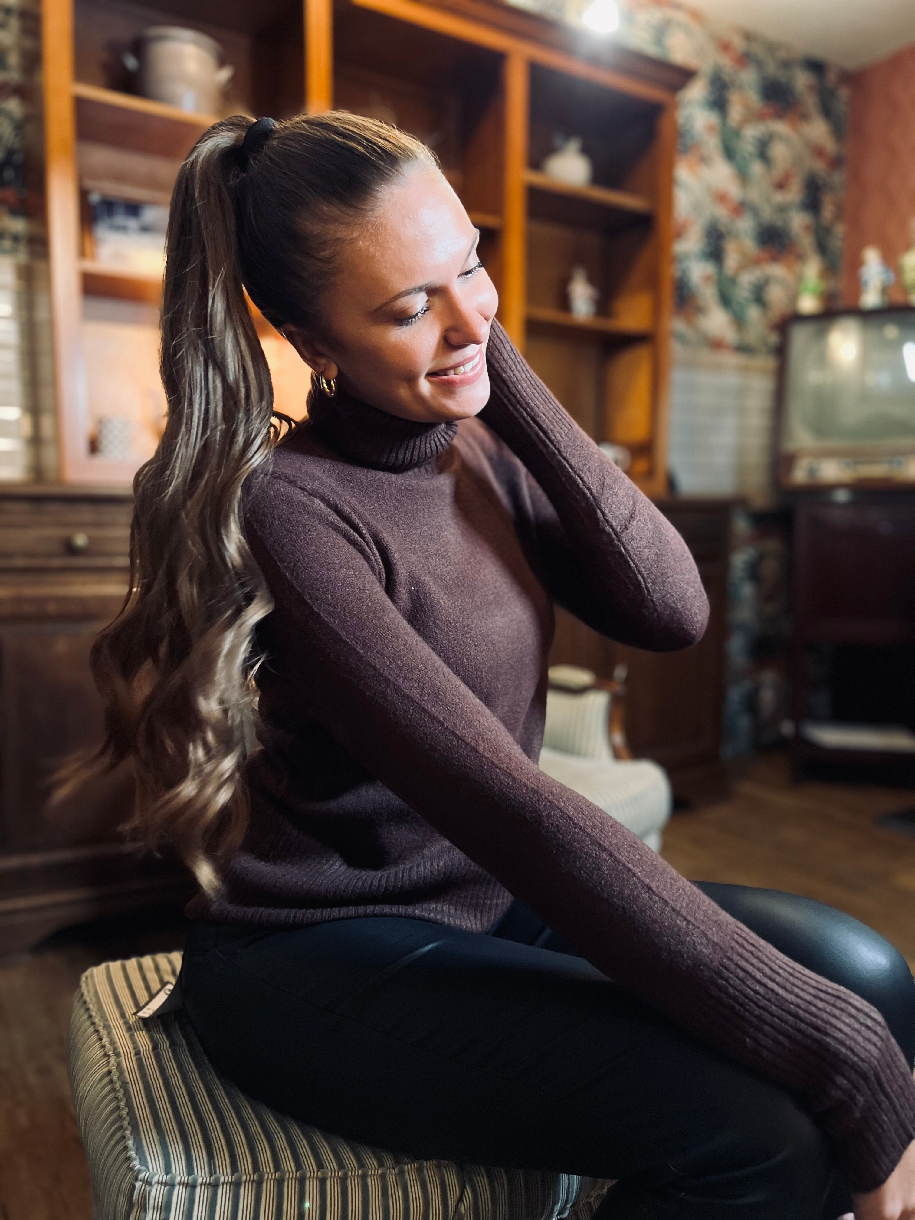 Notre sous-pull HÉRA marron