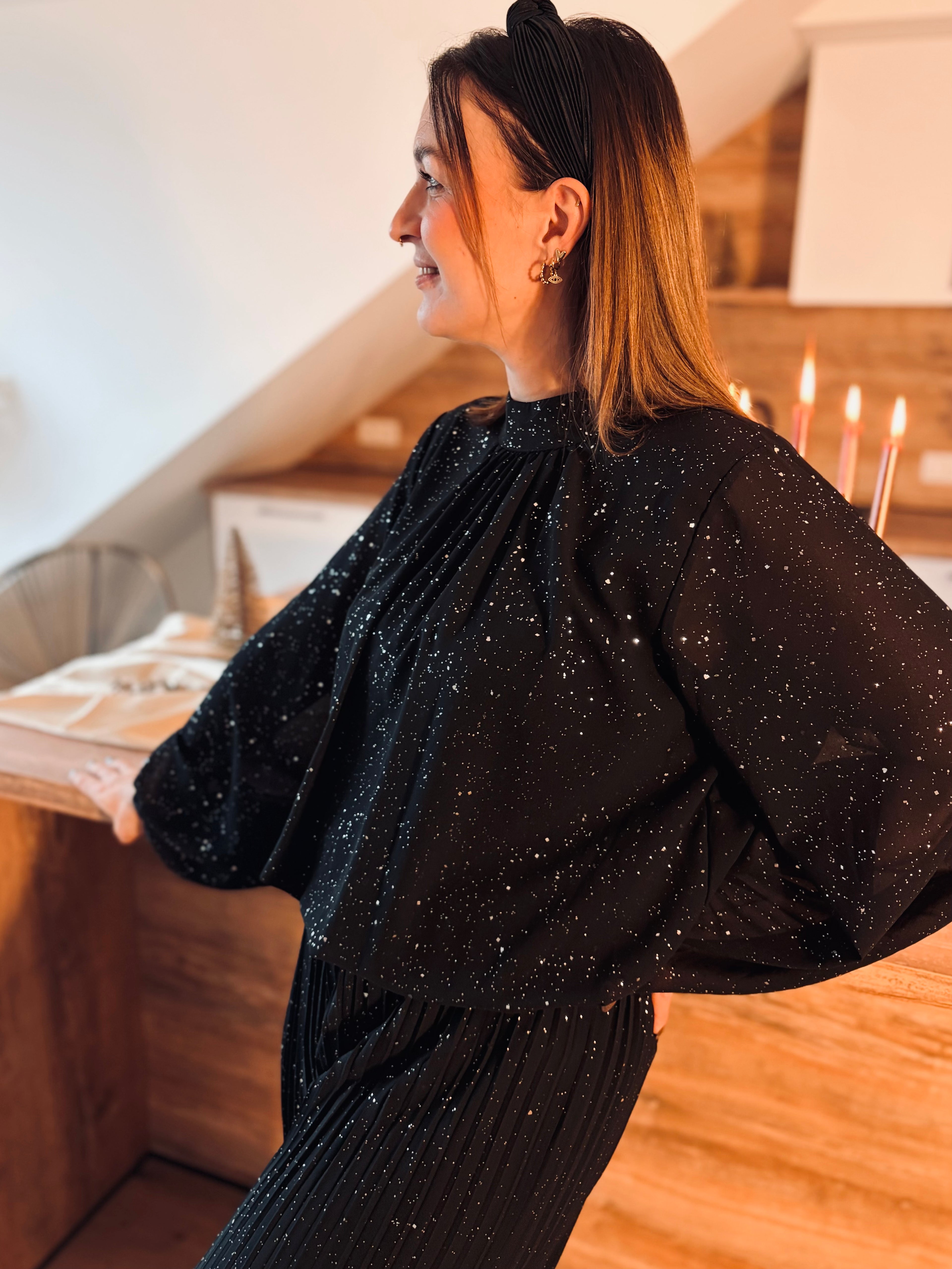 Notre blouse LUNA noire