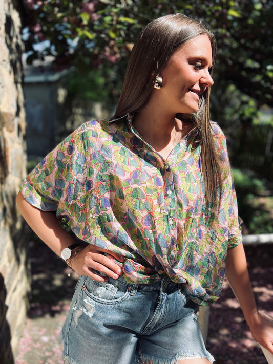 Blouse MANAÉ vert