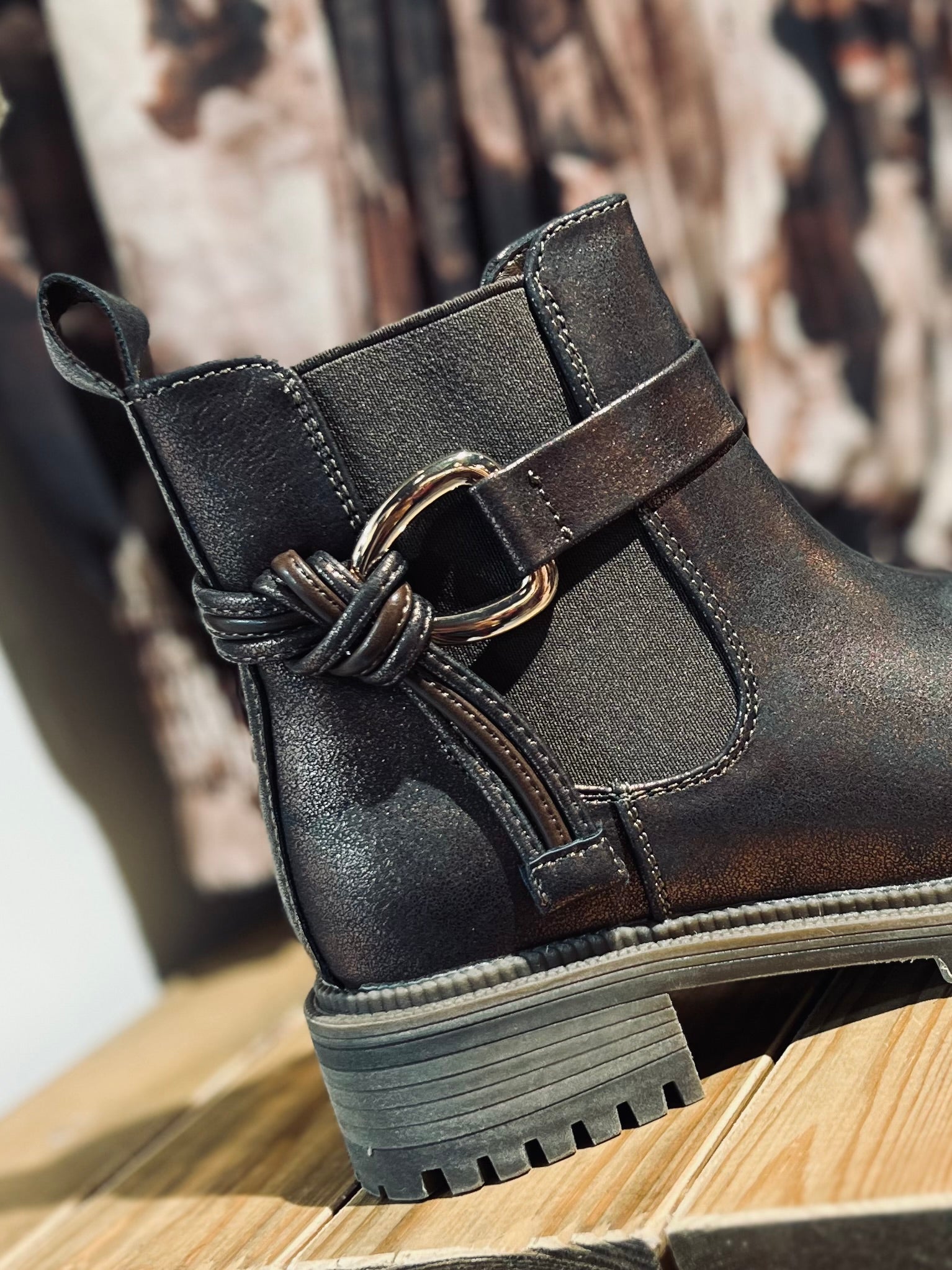 Nos bottines CLOTILDE marron