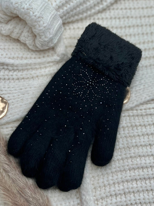 Gants FLOWER black