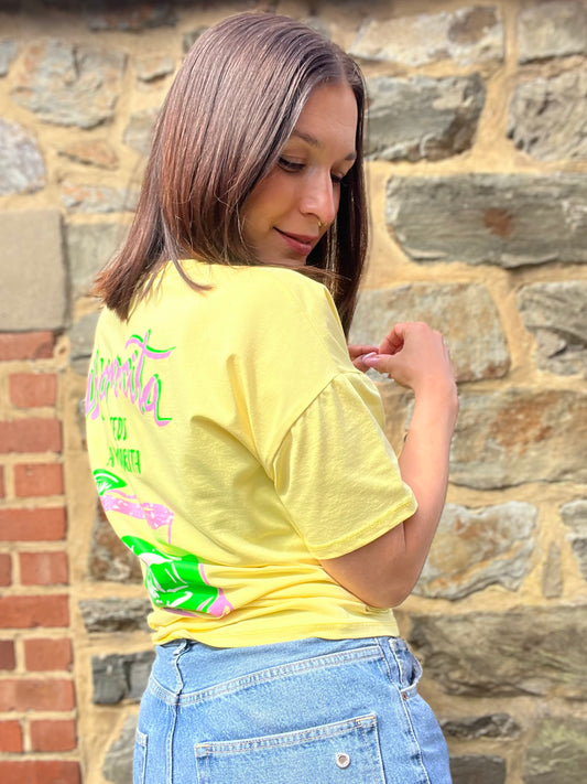 T-shirt MARGARITA jaune