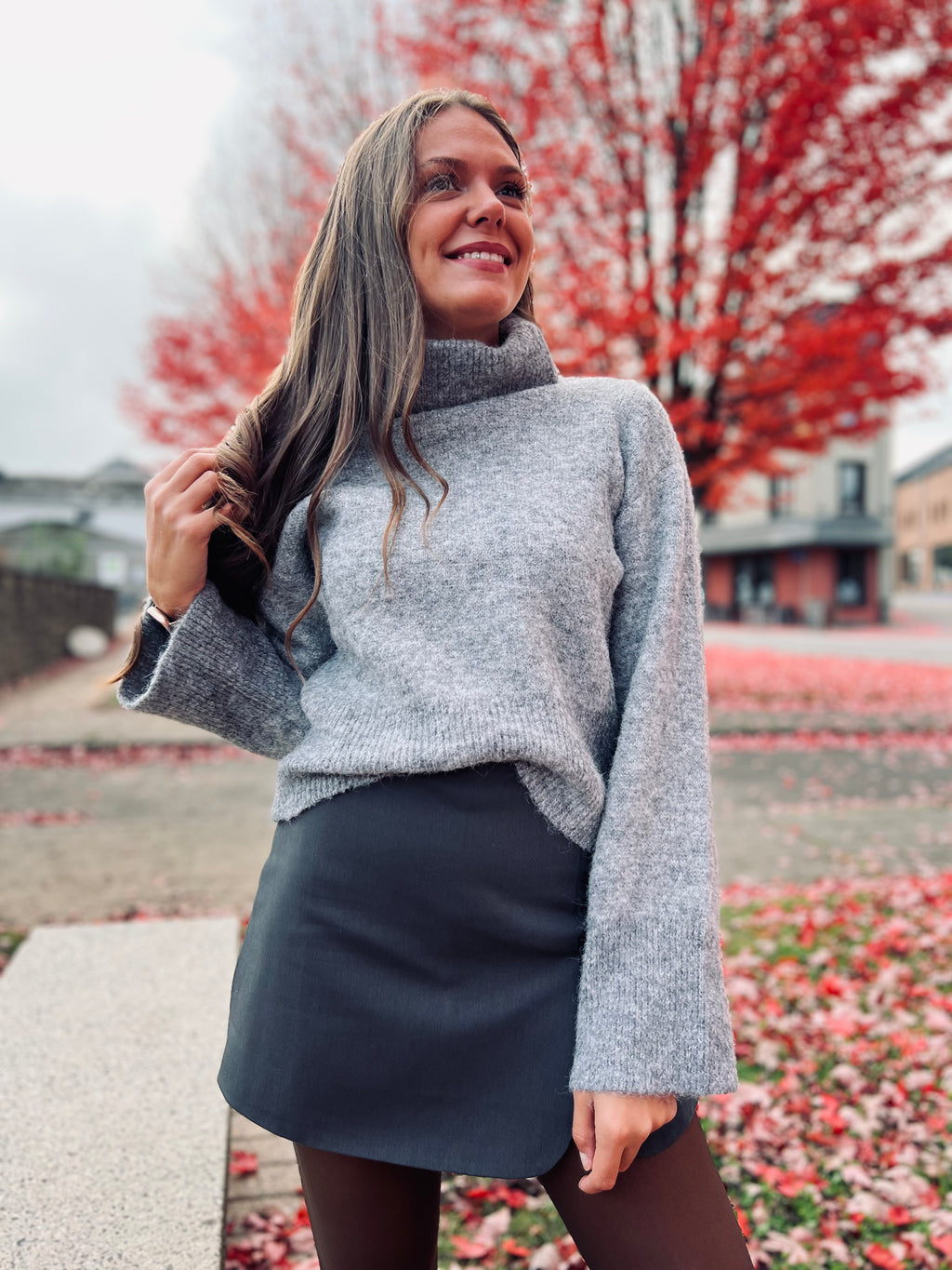 Notre pull tout doux LIVIO gris