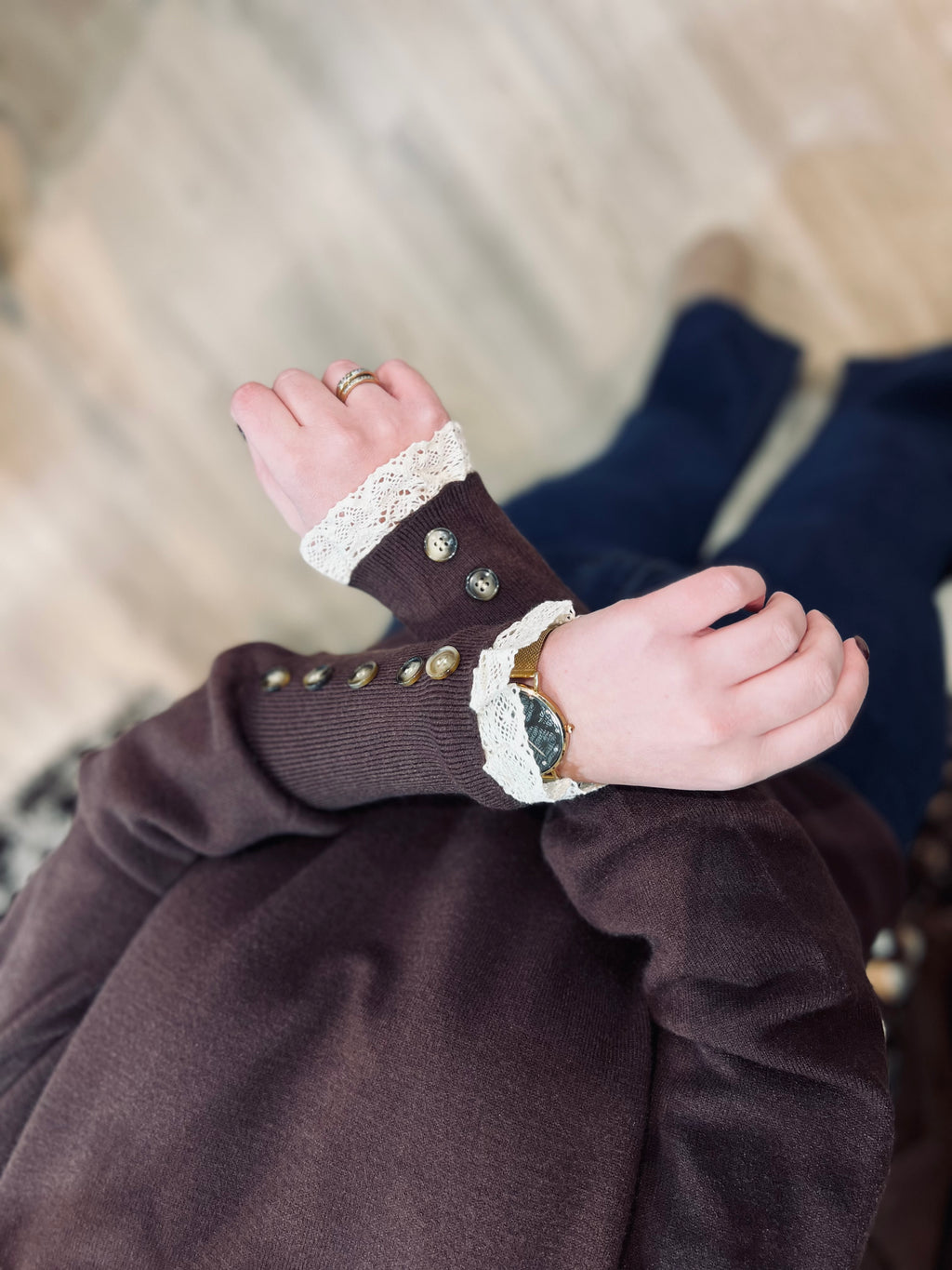 Notre pull dentelle ASTRID