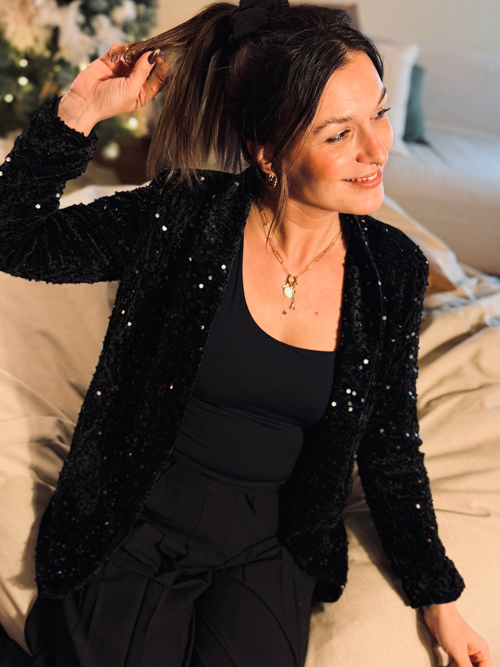 Notre blazer JUDIE noir