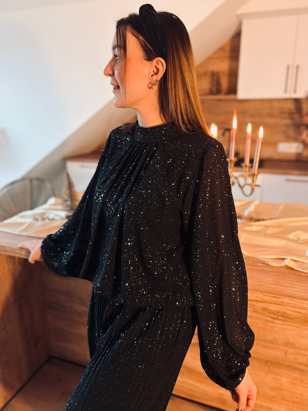 Notre blouse LUNA noire