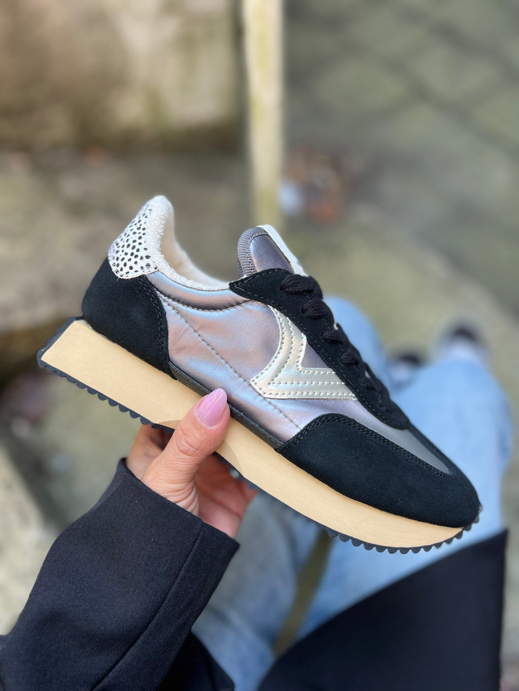 VICTORIA SNEAKERS Savage noire