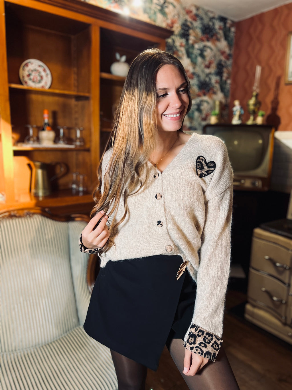Notre pull FALMA beige