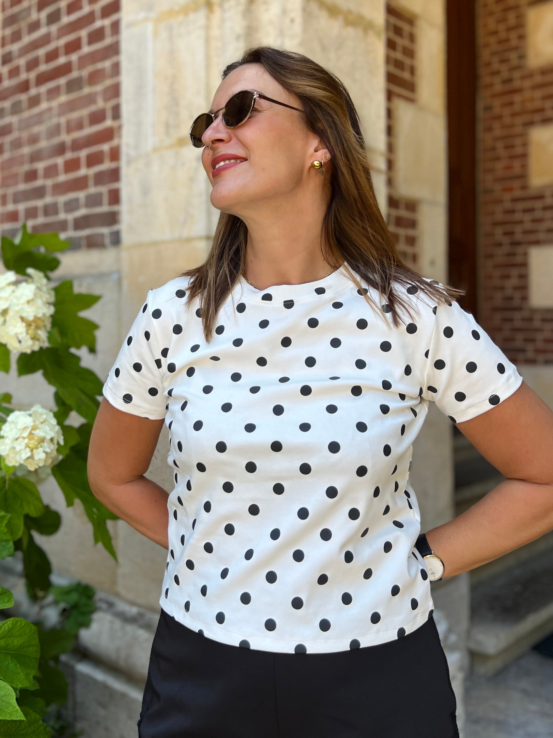 LE T-SHIRT À POIS