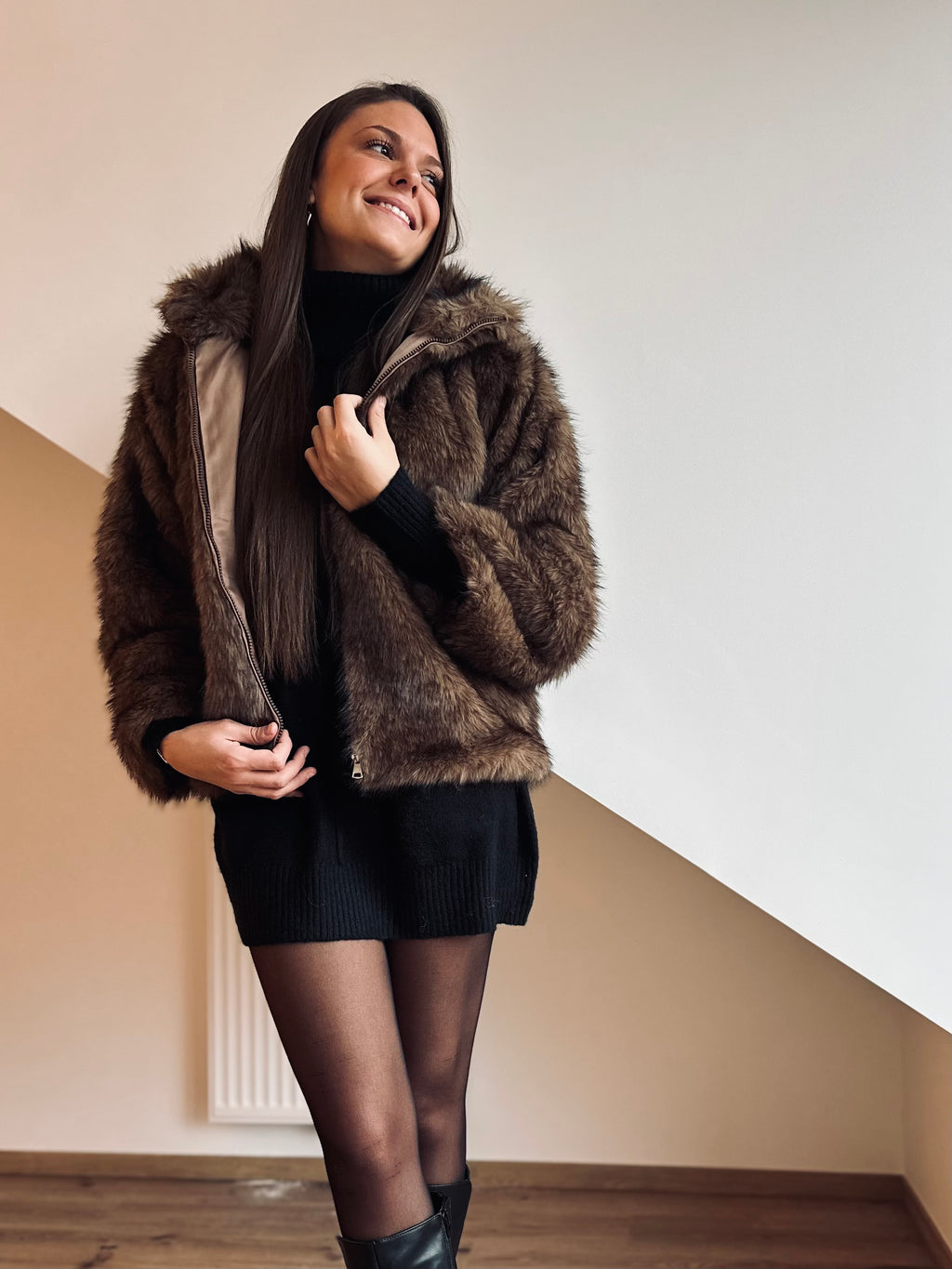 Notre veste ALBA café